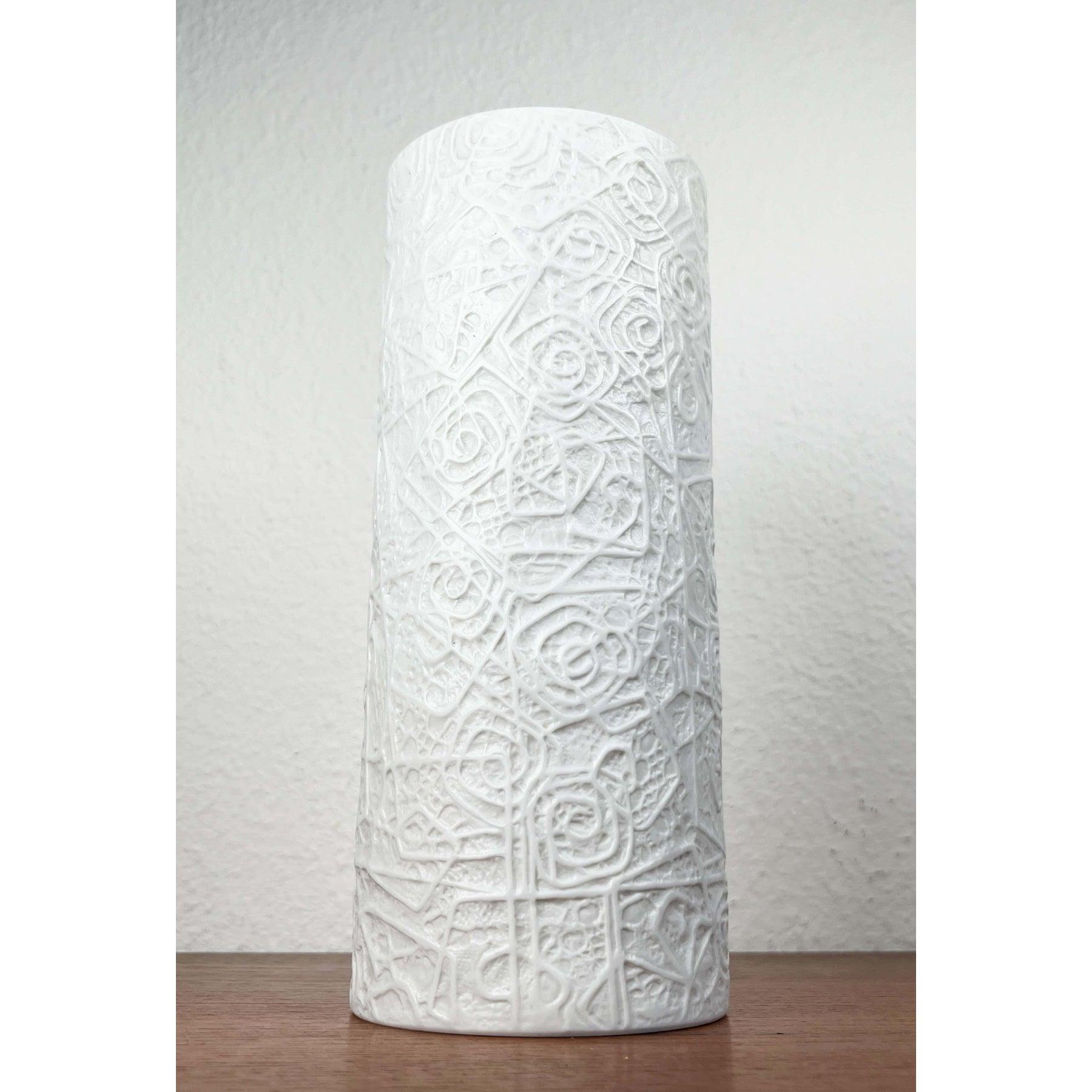 Gran jarrón de porcelana alemana posmoderna de Rosenthal, años 80 en venta 2