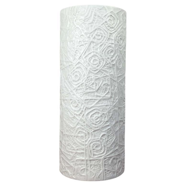 Gran jarrón de porcelana alemana posmoderna de Rosenthal, años 80