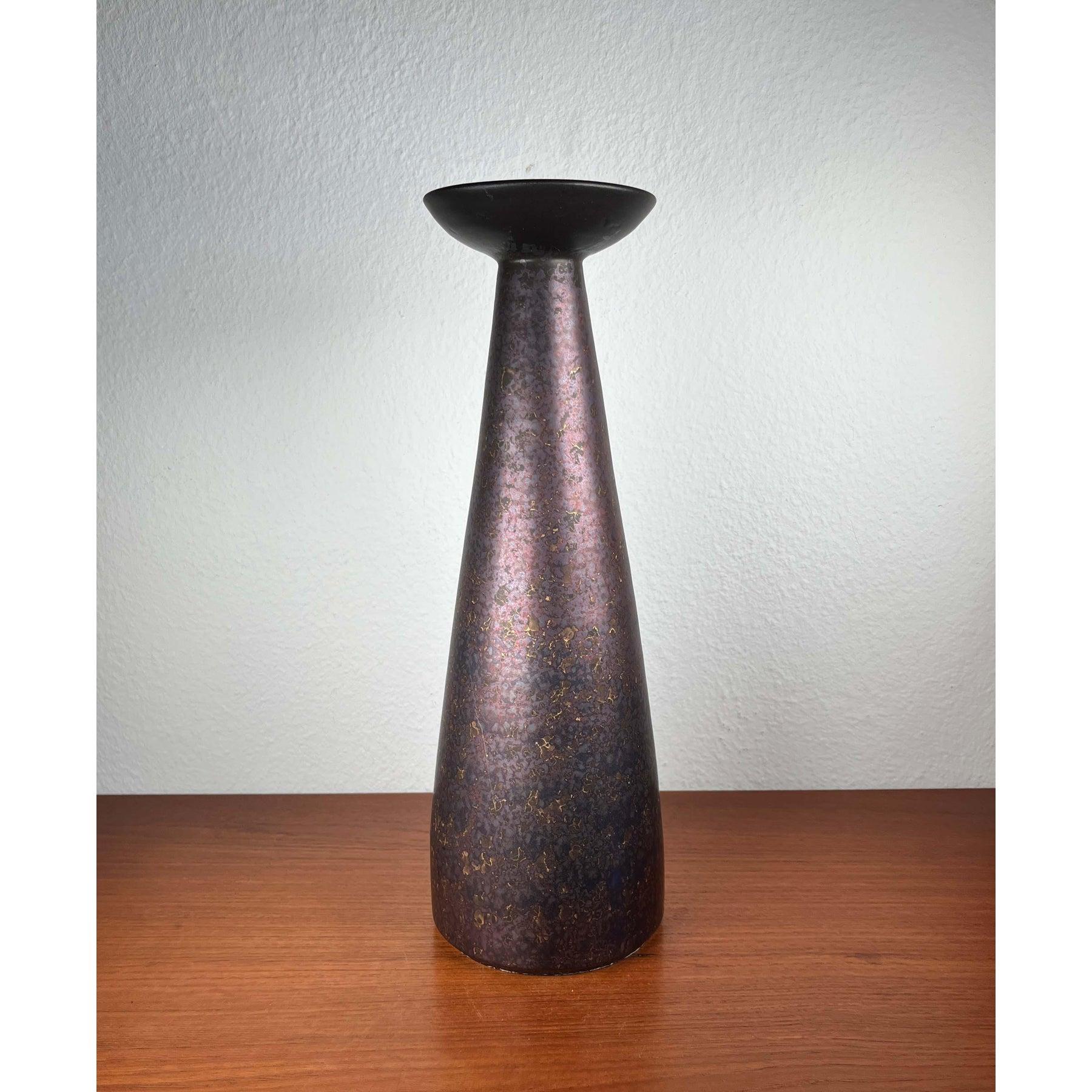 Gran jarrón alemán postmoderno de Studio Pottery de JLK Keramik, años 80 en venta 3
