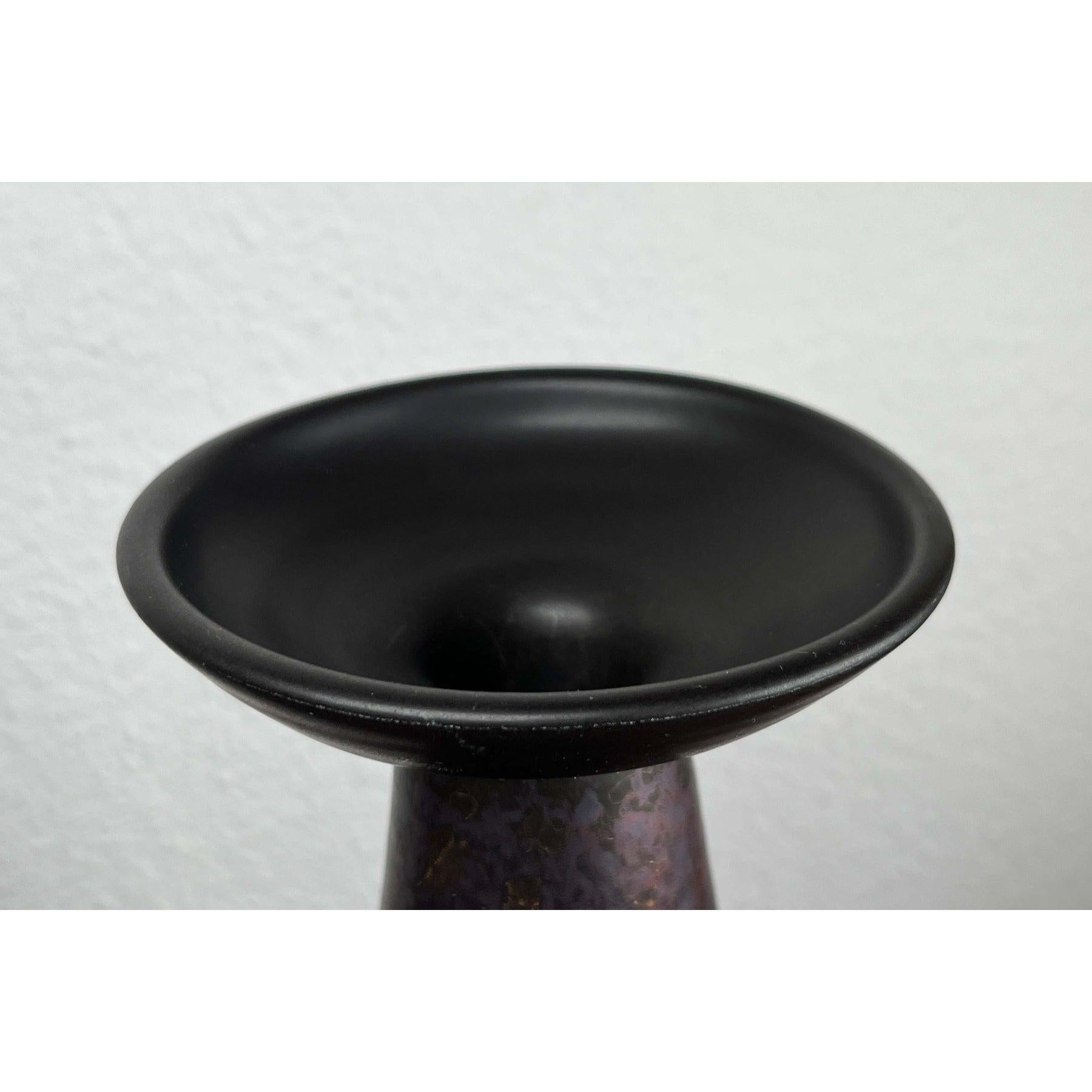 Gran jarrón alemán postmoderno de Studio Pottery de JLK Keramik, años 80 en venta 4