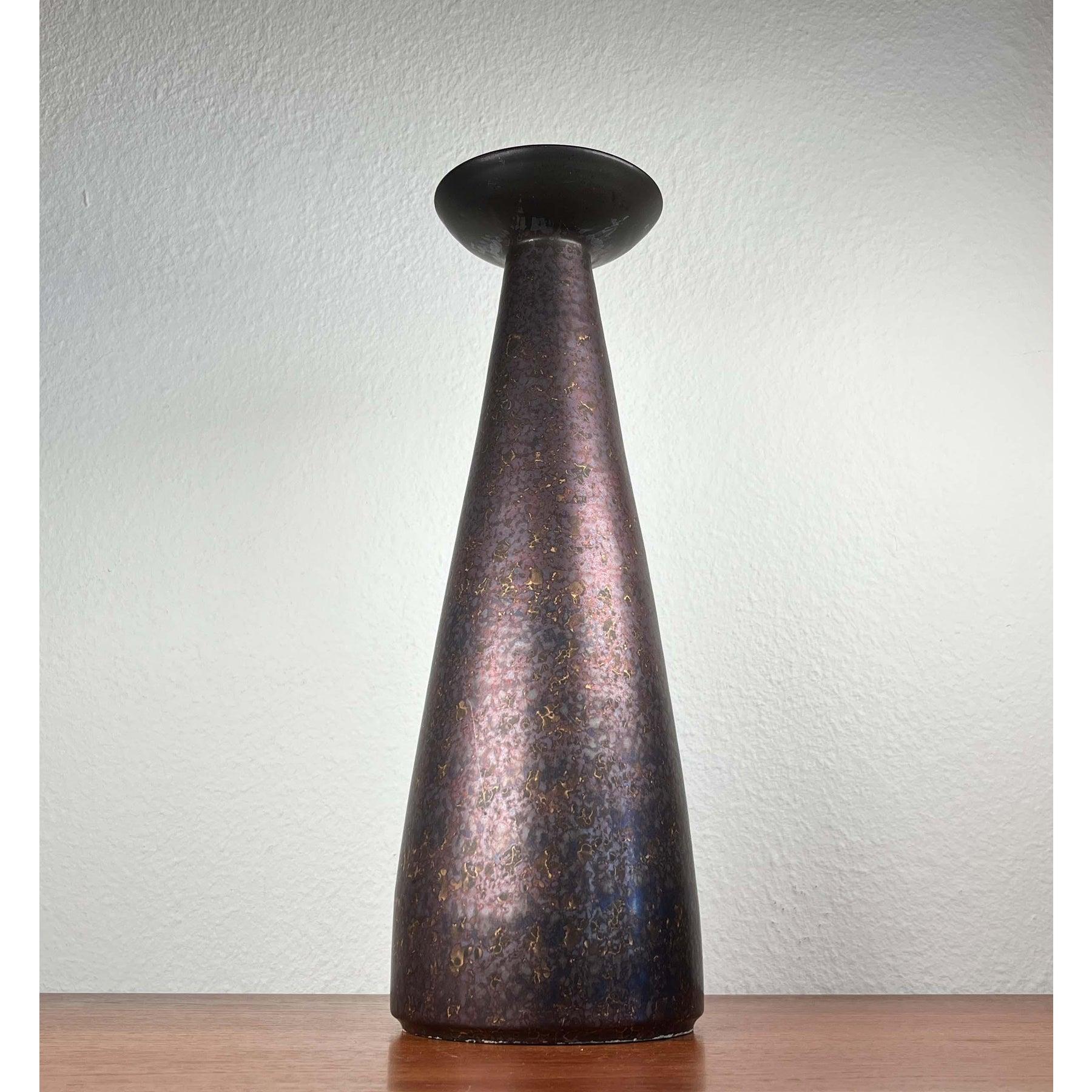 Gran jarrón alemán postmoderno de Studio Pottery de JLK Keramik, años 80 en venta 6