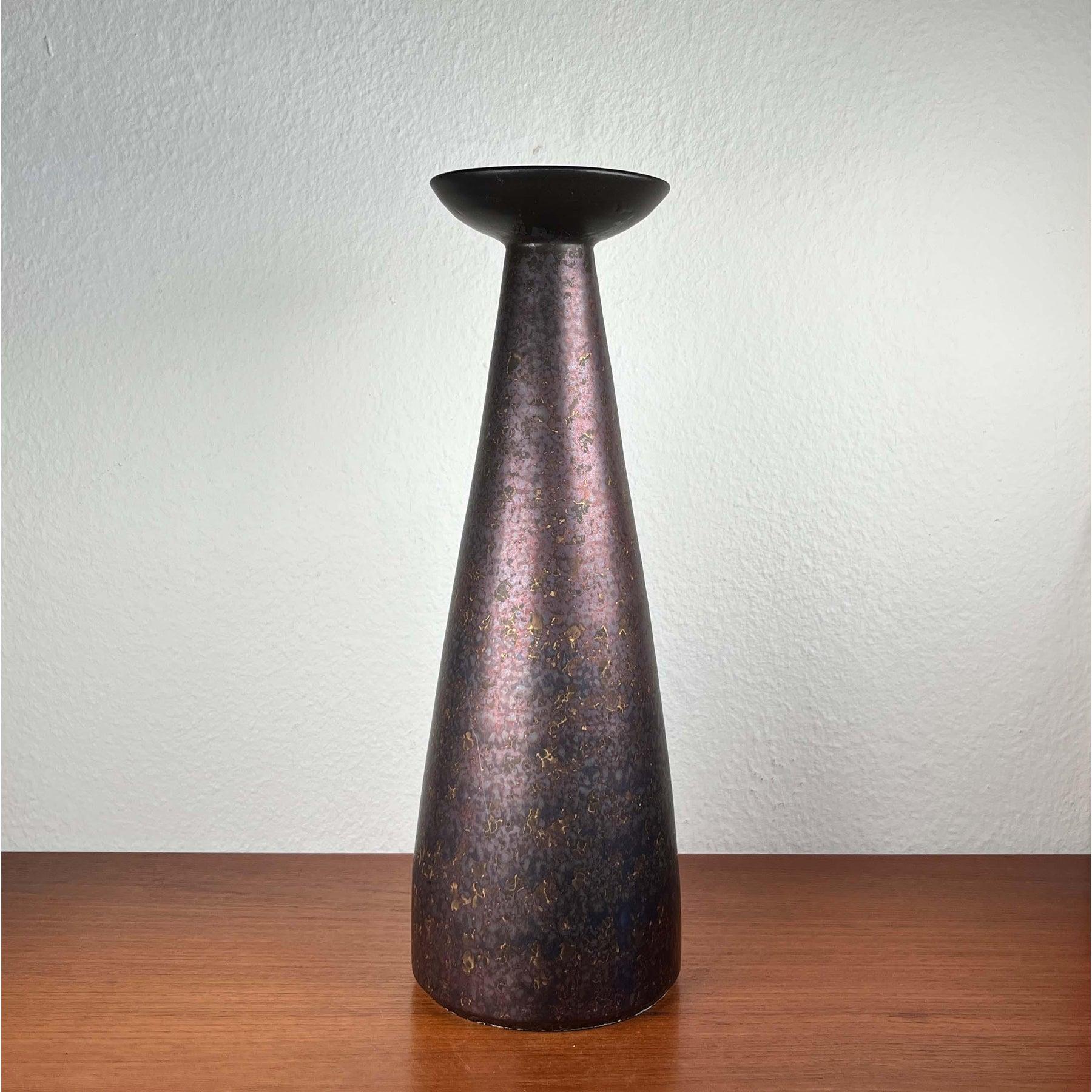 Gran jarrón alemán postmoderno de Studio Pottery de JLK Keramik, años 80 en venta 8