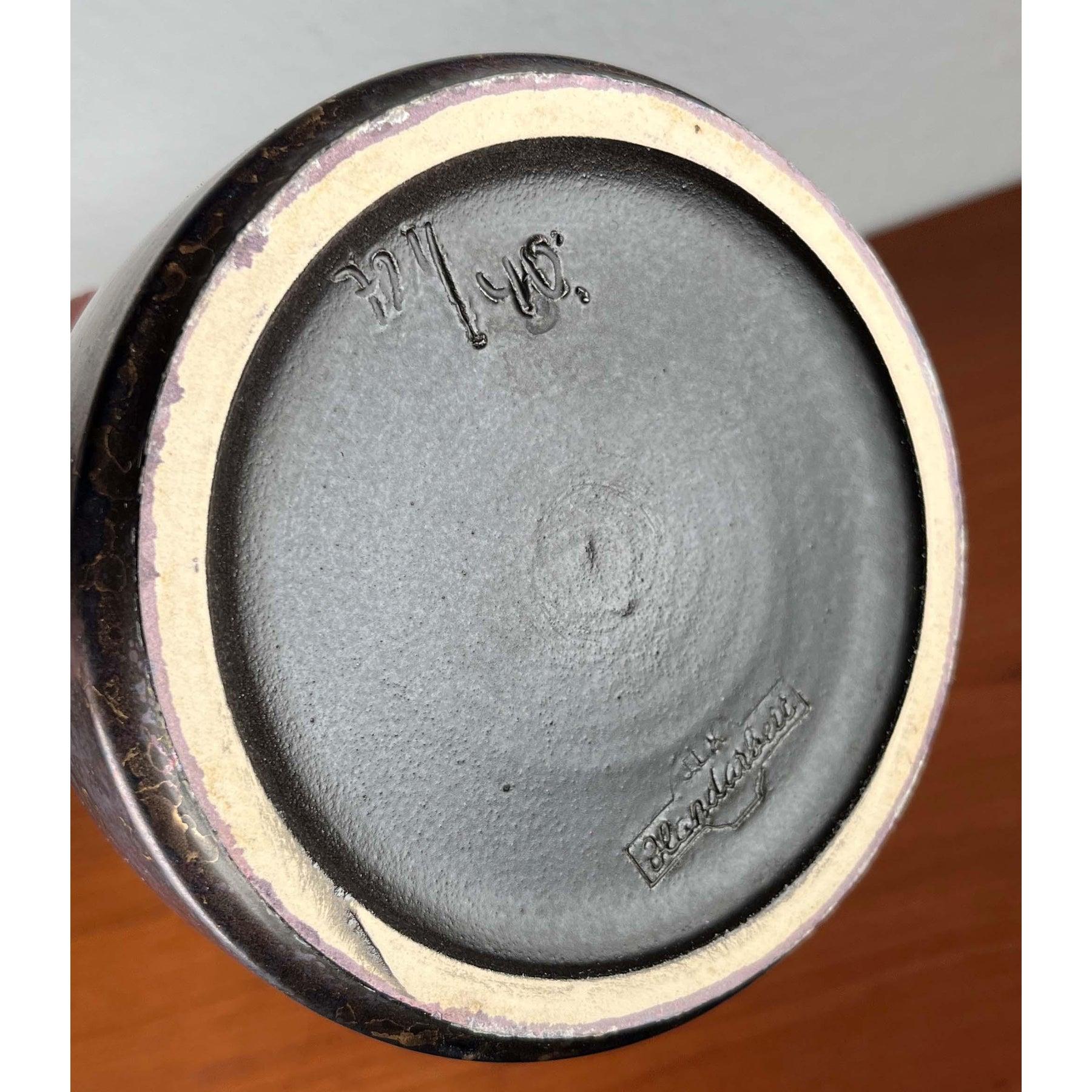 Gran jarrón alemán postmoderno de Studio Pottery de JLK Keramik, años 80 en venta 9