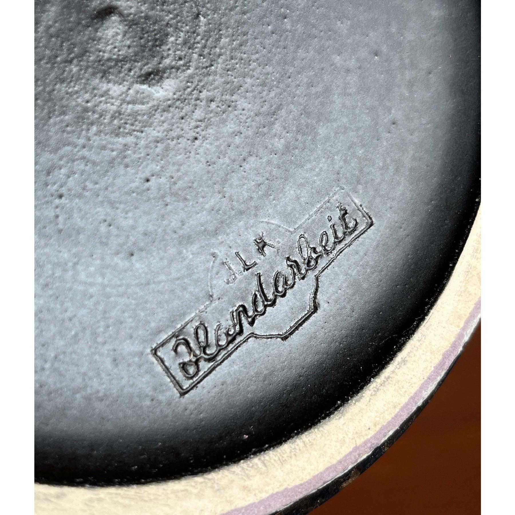 Gran jarrón alemán postmoderno de Studio Pottery de JLK Keramik, años 80 en venta 11