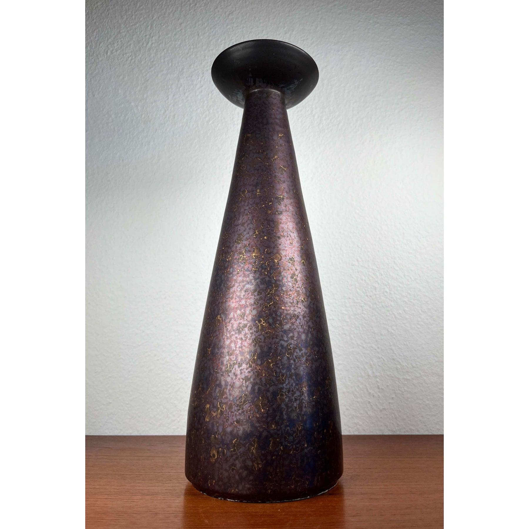 Gran jarrón alemán postmoderno de Studio Pottery de JLK Keramik, años 80 en Bueno estado para la venta en Hamburg, DE