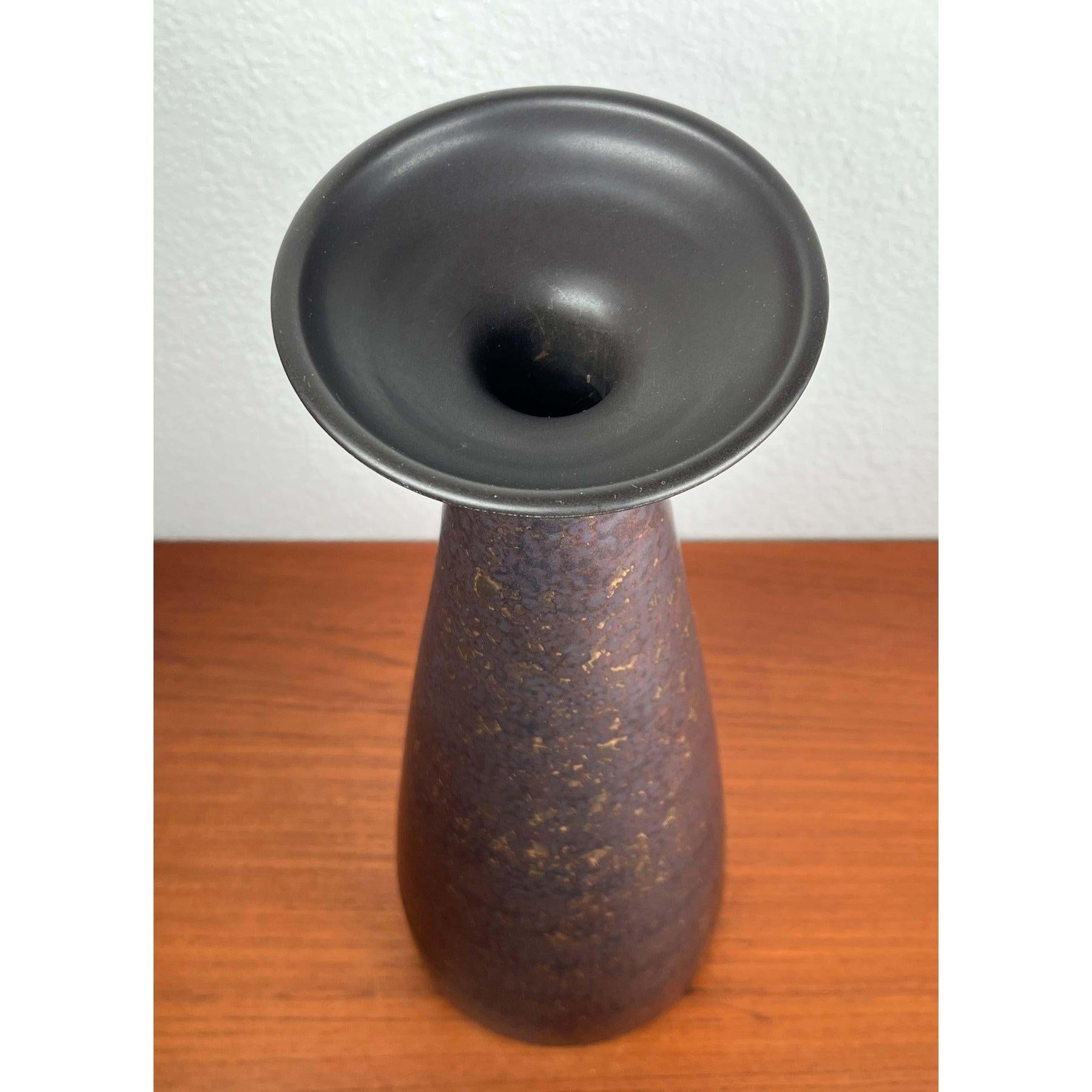 Gran jarrón alemán postmoderno de Studio Pottery de JLK Keramik, años 80 siglo XX en venta