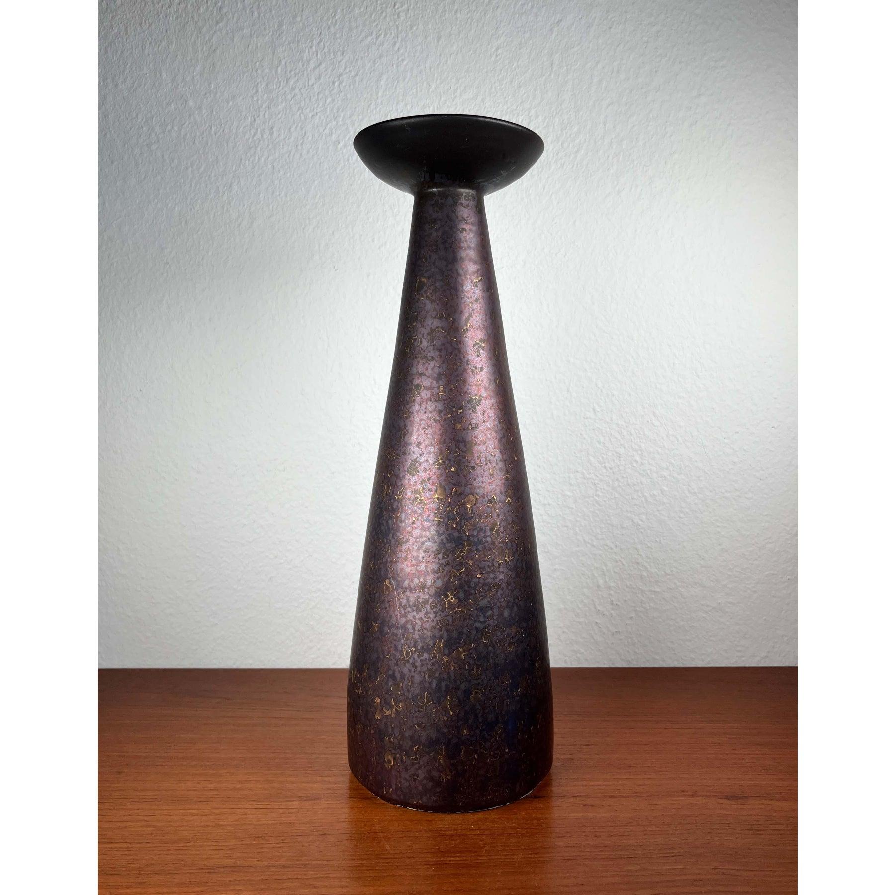 Gran jarrón alemán postmoderno de Studio Pottery de JLK Keramik, años 80 en venta 2