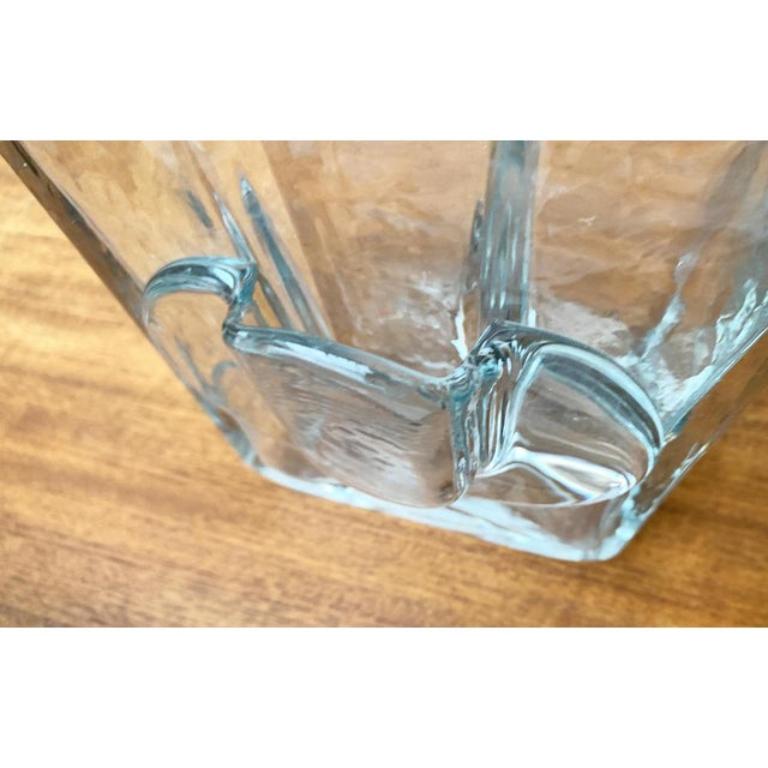 Grande vaso postmoderno in vetro di Rosenthal, anni '80 in vendita 3