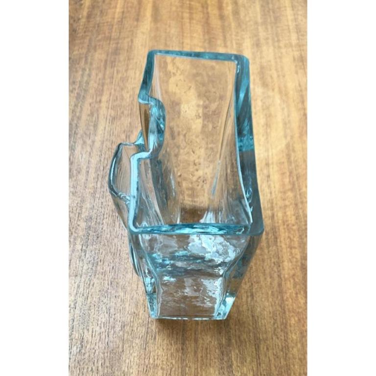 Grande vaso postmoderno in vetro di Rosenthal, anni '80 in vendita 4
