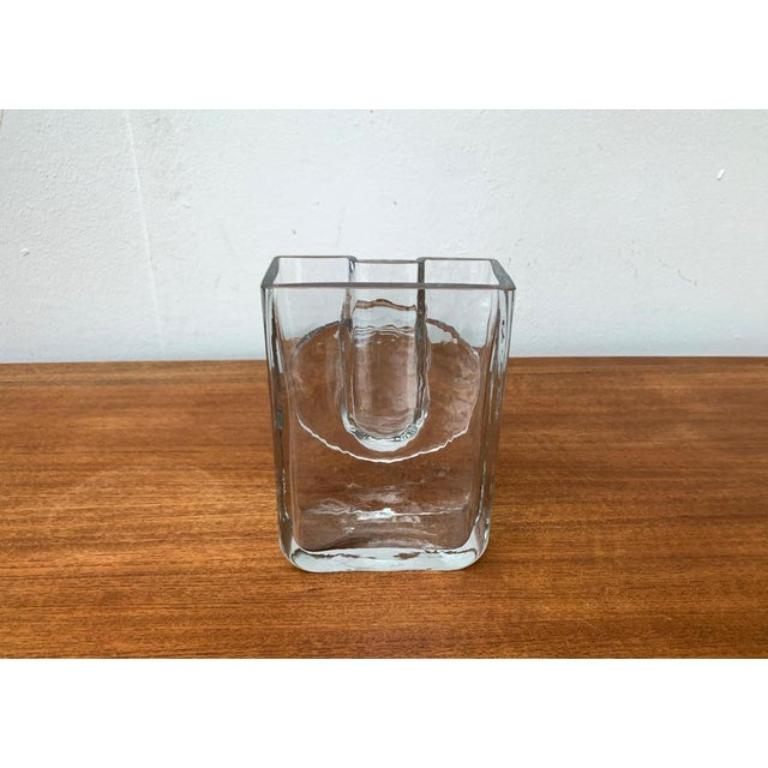 Tedesco Grande vaso postmoderno in vetro di Rosenthal, anni '80 in vendita