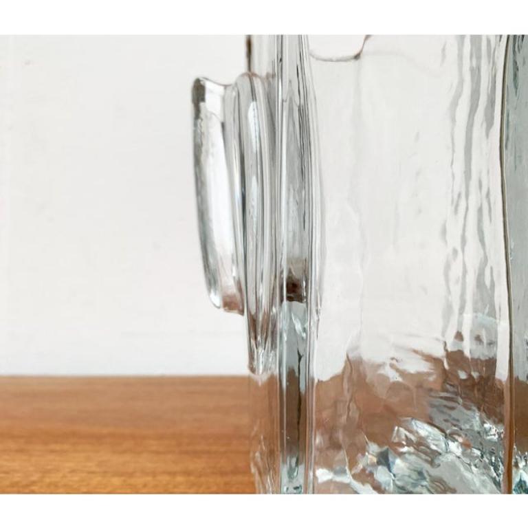 Vetro Grande vaso postmoderno in vetro di Rosenthal, anni '80 in vendita