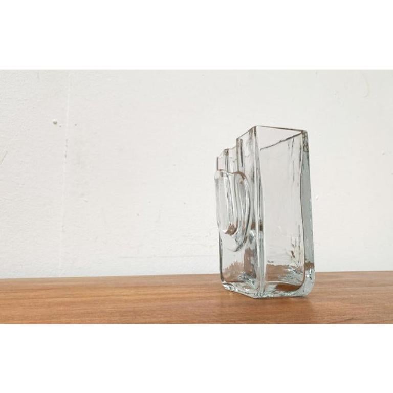 Grande vaso postmoderno in vetro di Rosenthal, anni '80 in vendita 1