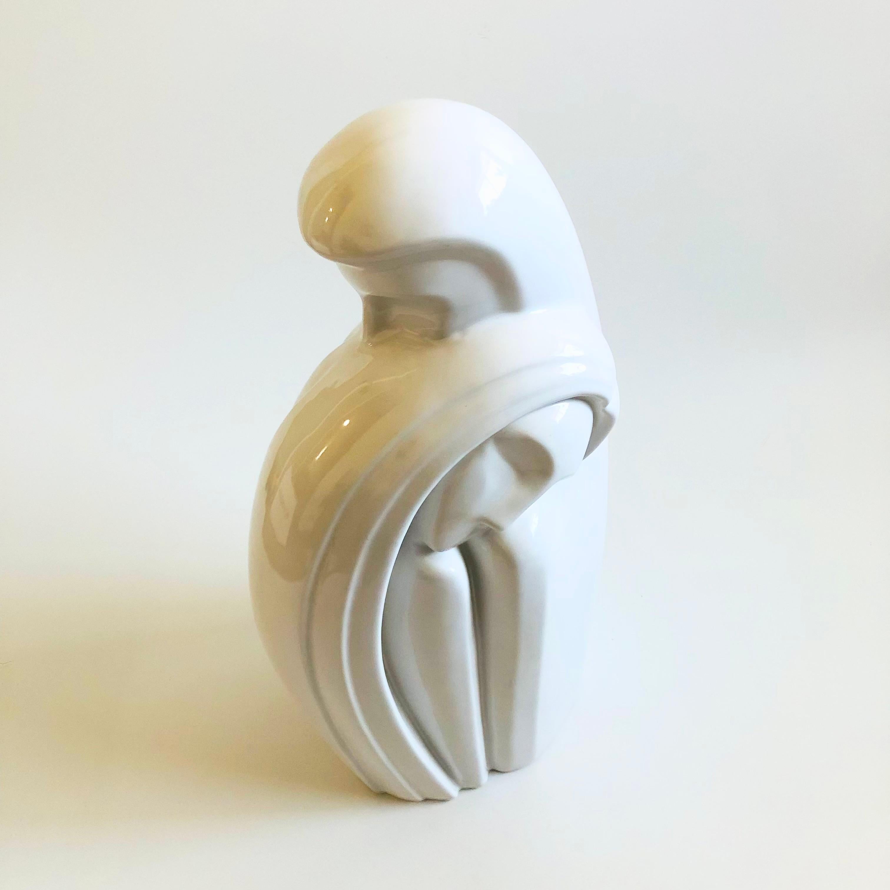 Gran escultura postmoderna Haeger Amantes - 1990 Estadounidense en venta