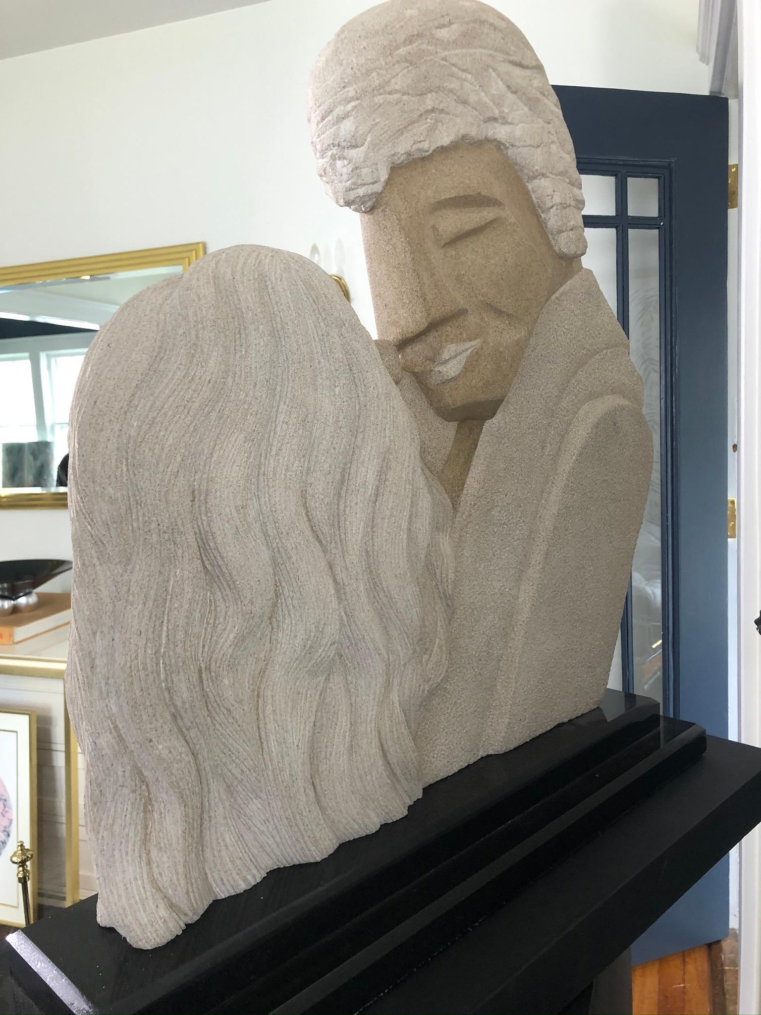 Postmodern Stone Sculpture Laura Rand Haleman For Sale 2