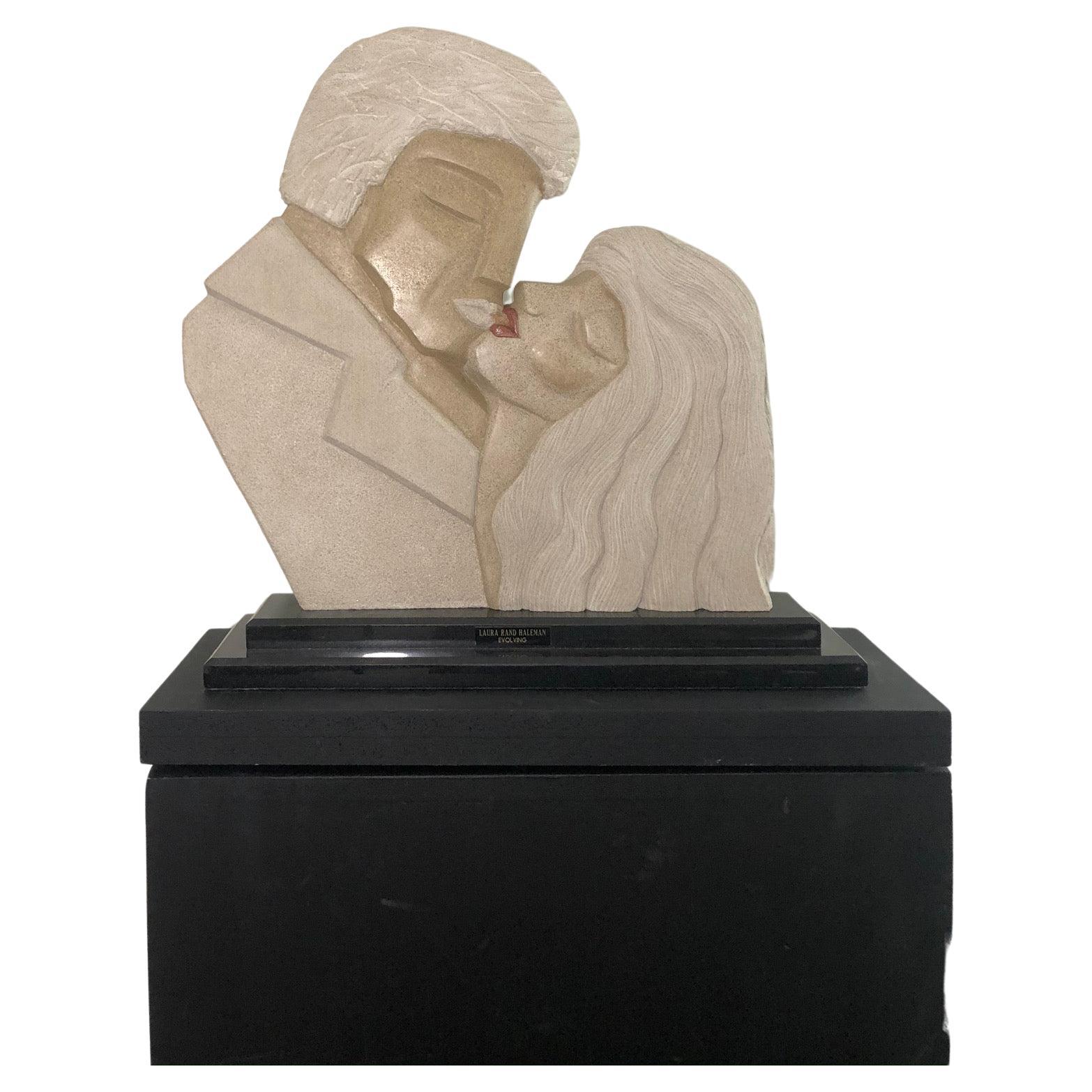 Postmodern Stone Sculpture Laura Rand Haleman For Sale