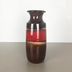 Large Pottery Fat Lava Multi-Color 239-41 Vase Made by Scheurich, 1970s No. 2