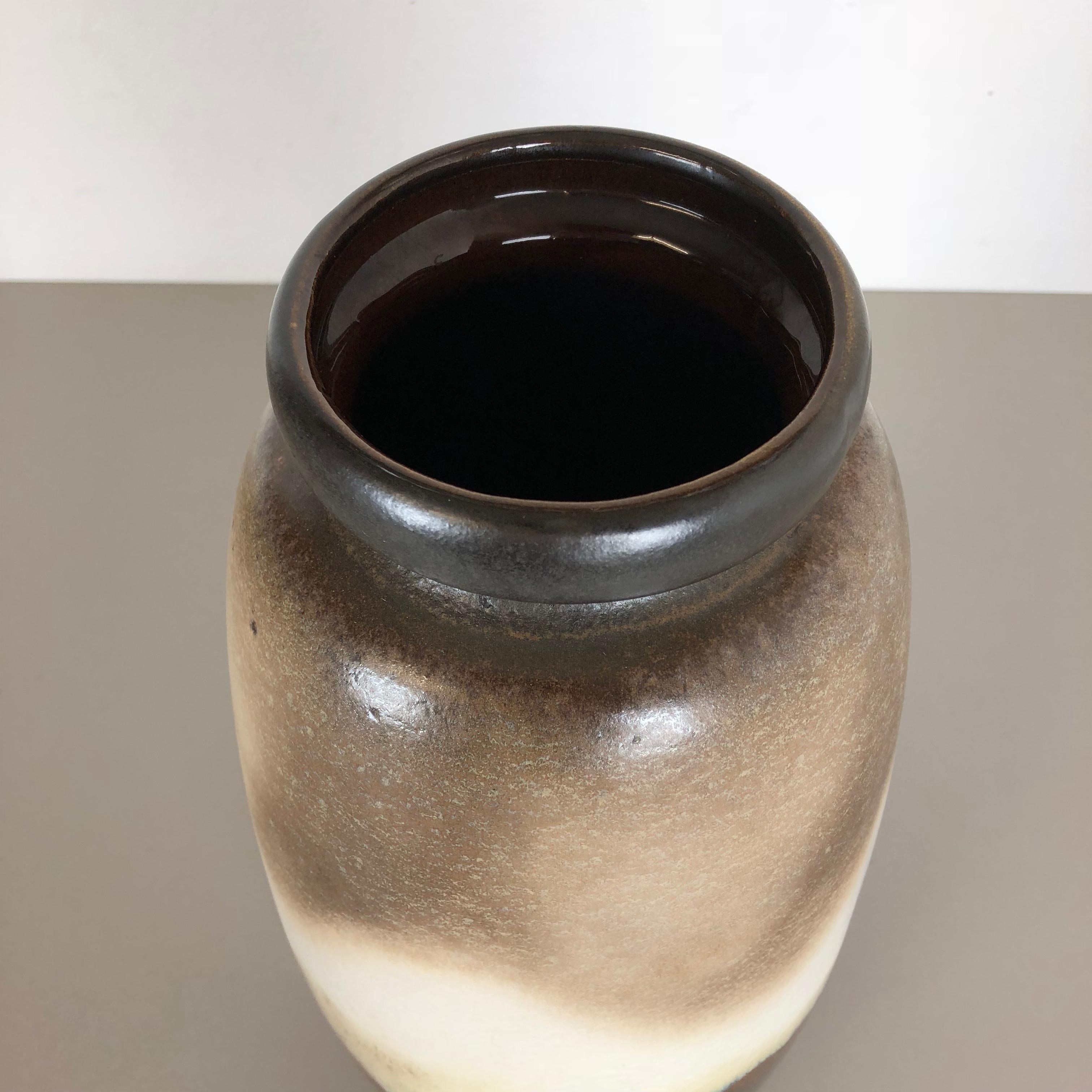 Grande vaso da terra in ceramica Fat Lava Multi-Color 284-47 realizzato da Scheurich, anni '70 in vendita 4