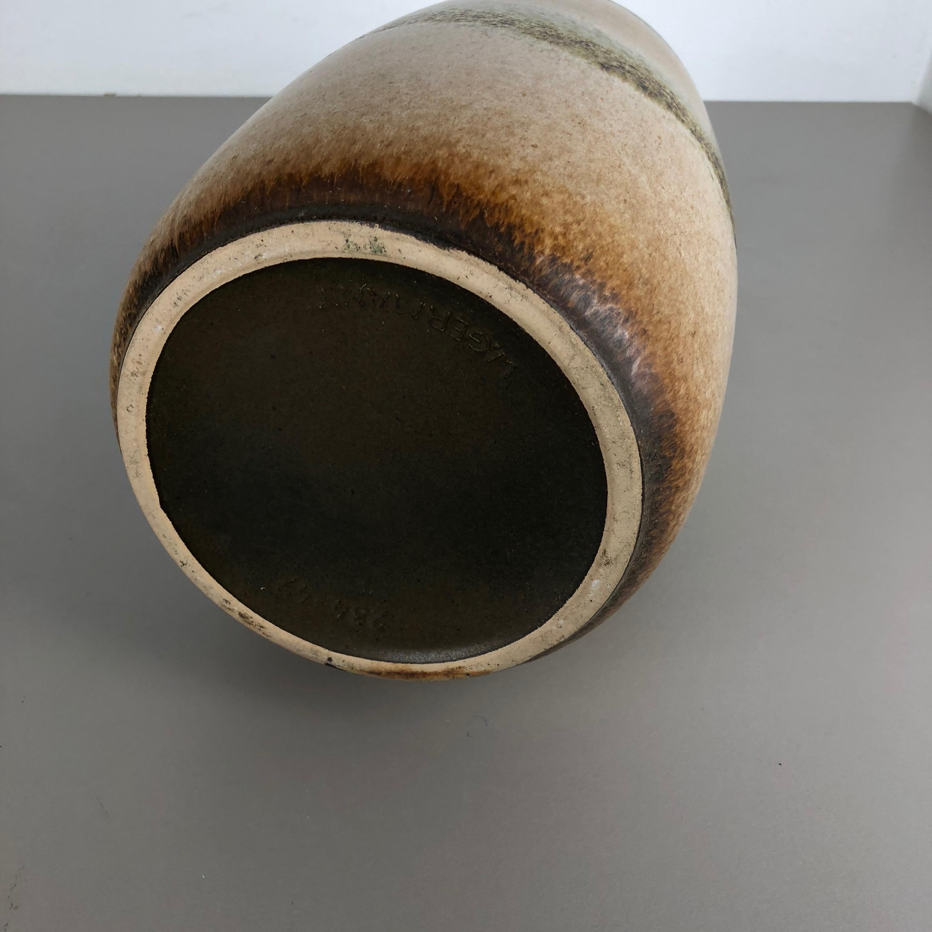Grande vaso da terra in ceramica Fat Lava Multi-Color 284-47 realizzato da Scheurich, anni '70 in vendita 6