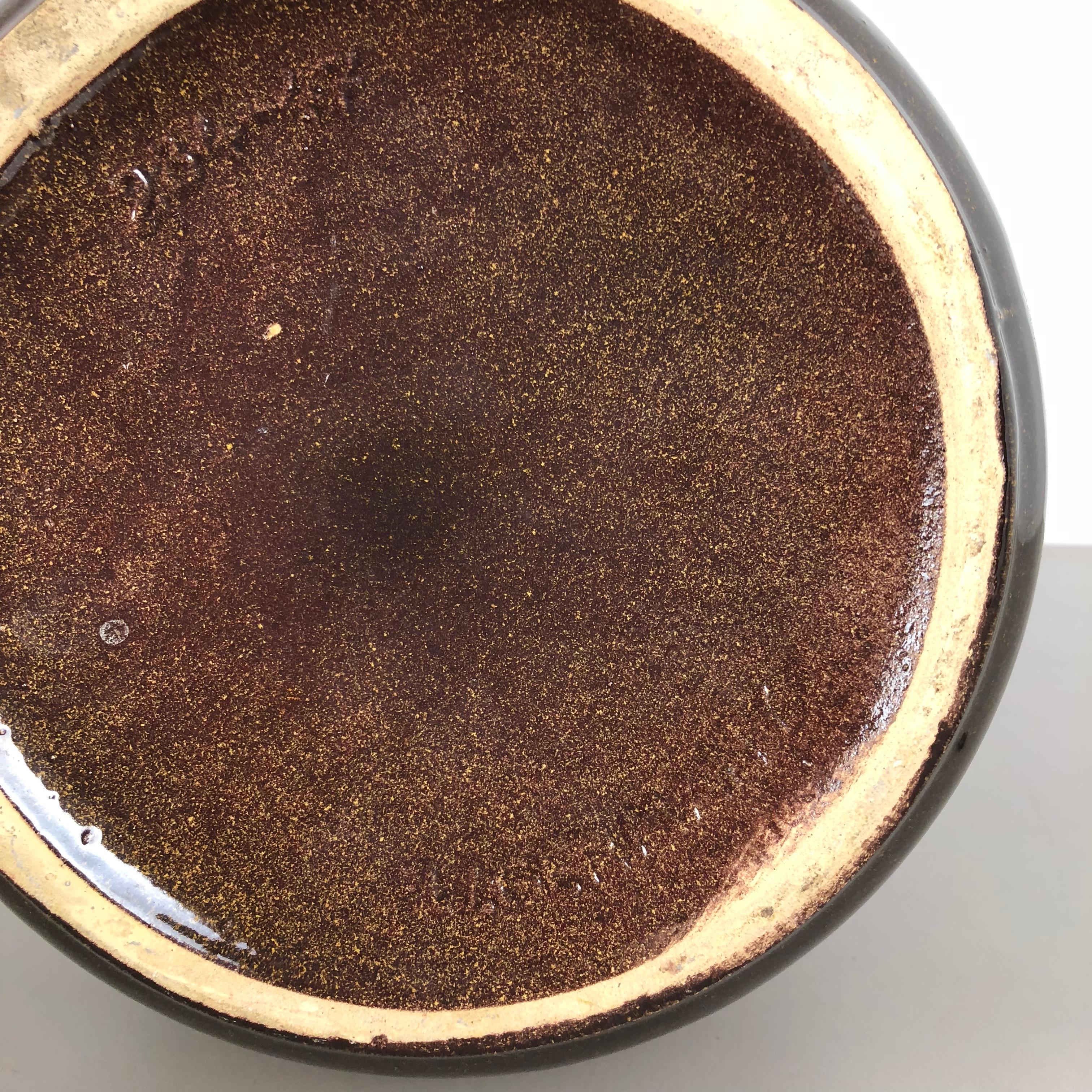 Grande vaso da terra in ceramica Fat Lava Multi-Color 284-47 realizzato da Scheurich, anni '70 in vendita 6