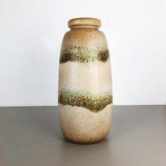 Large Pottery Fat Lava Multi-Color 284-47 Floor Vase Made by Scheurich, 1970s
