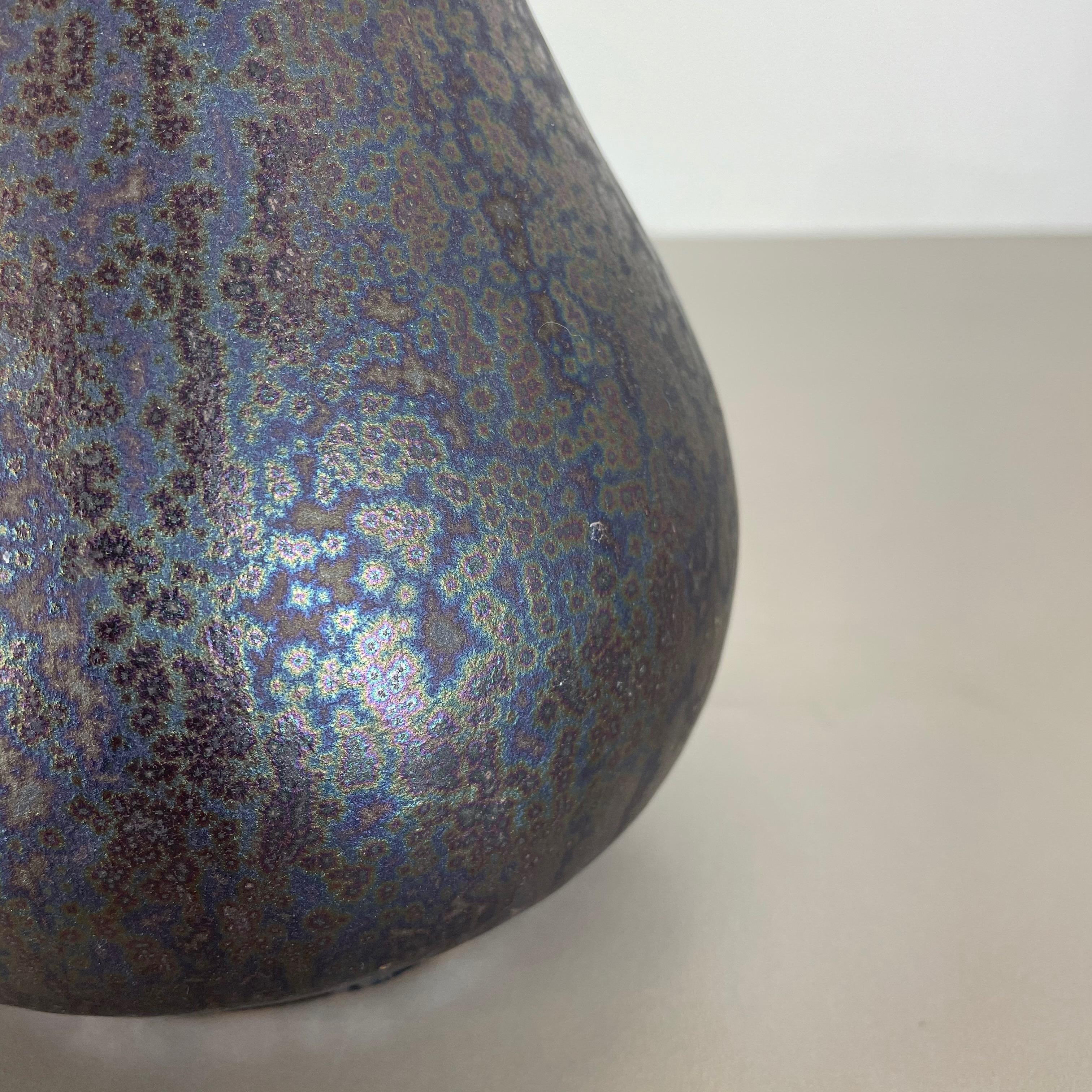 Grand vase en poterie lave grasse multicolore « 830 » fabriqué par Ruscha, 1970 en vente 3