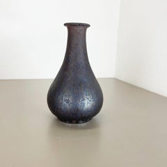 Large Pottery Fat Lava Multi-Color "830" Vase Made by Ruscha, 1970s