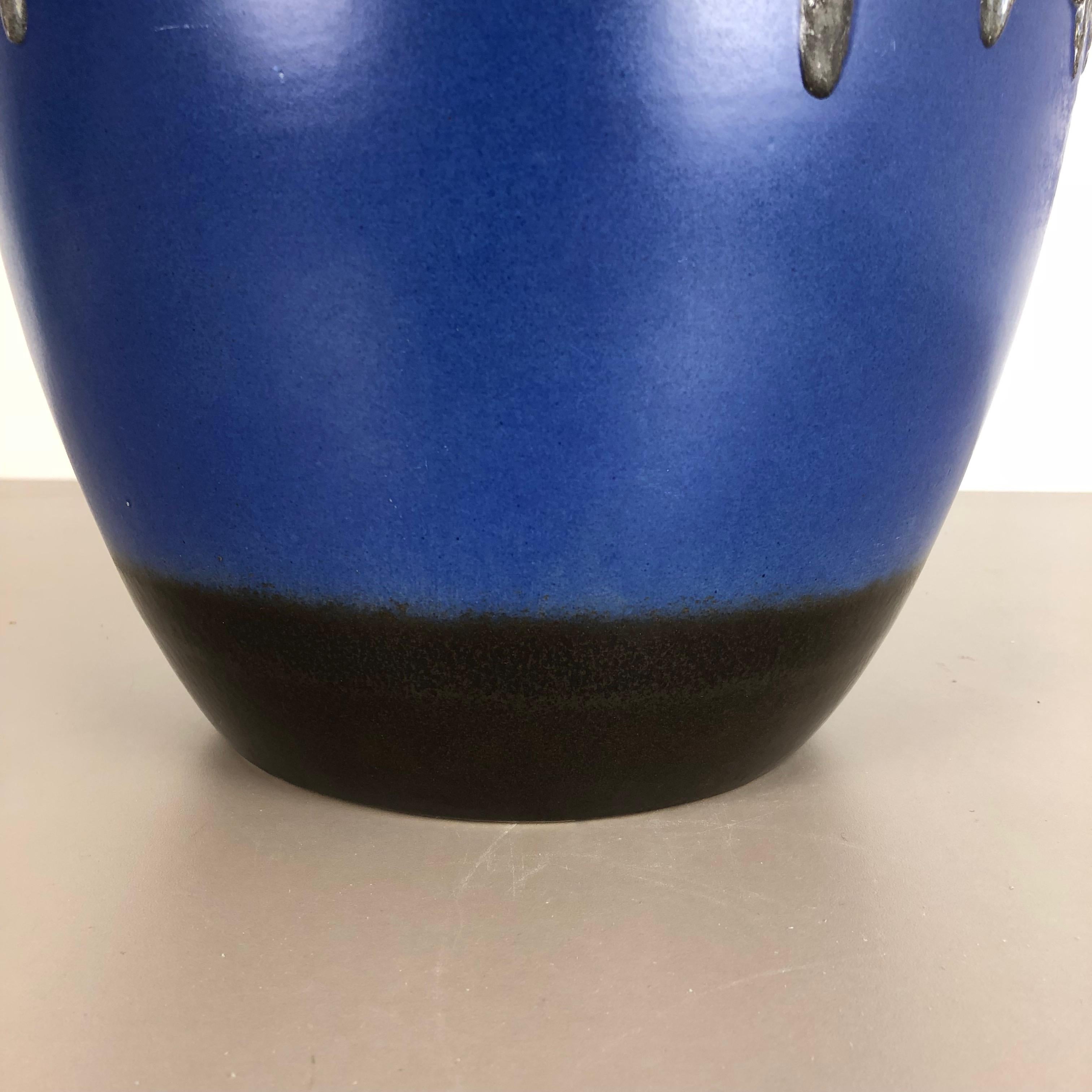 Tedesco Grande vaso in ceramica Fat Lava Multicolor 286-42 realizzato da Scheurich, anni '70 in vendita