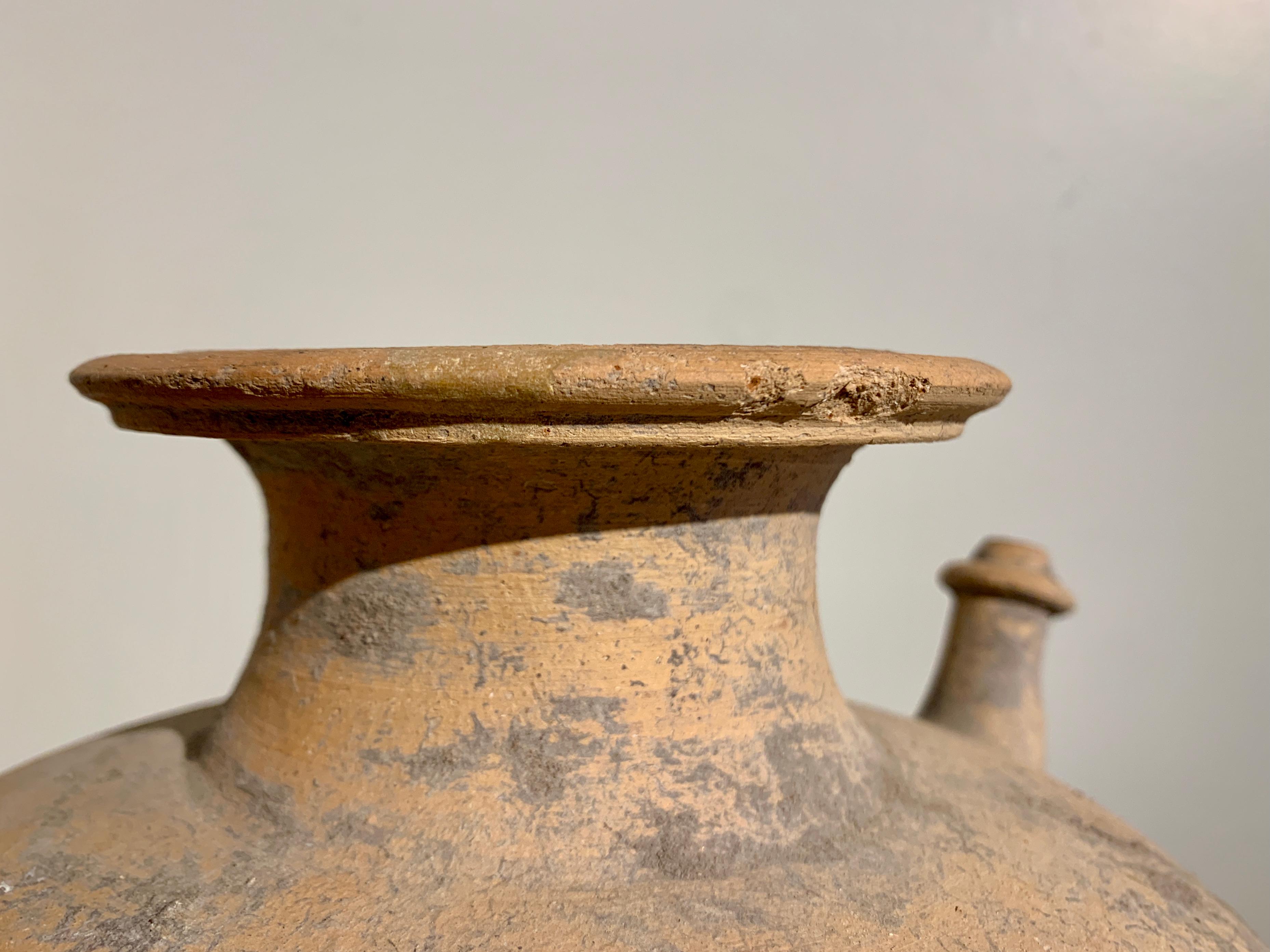 Large Pottery Kendi, Mon Dvaravati Period, 6th - 10th Century, Thailand 1