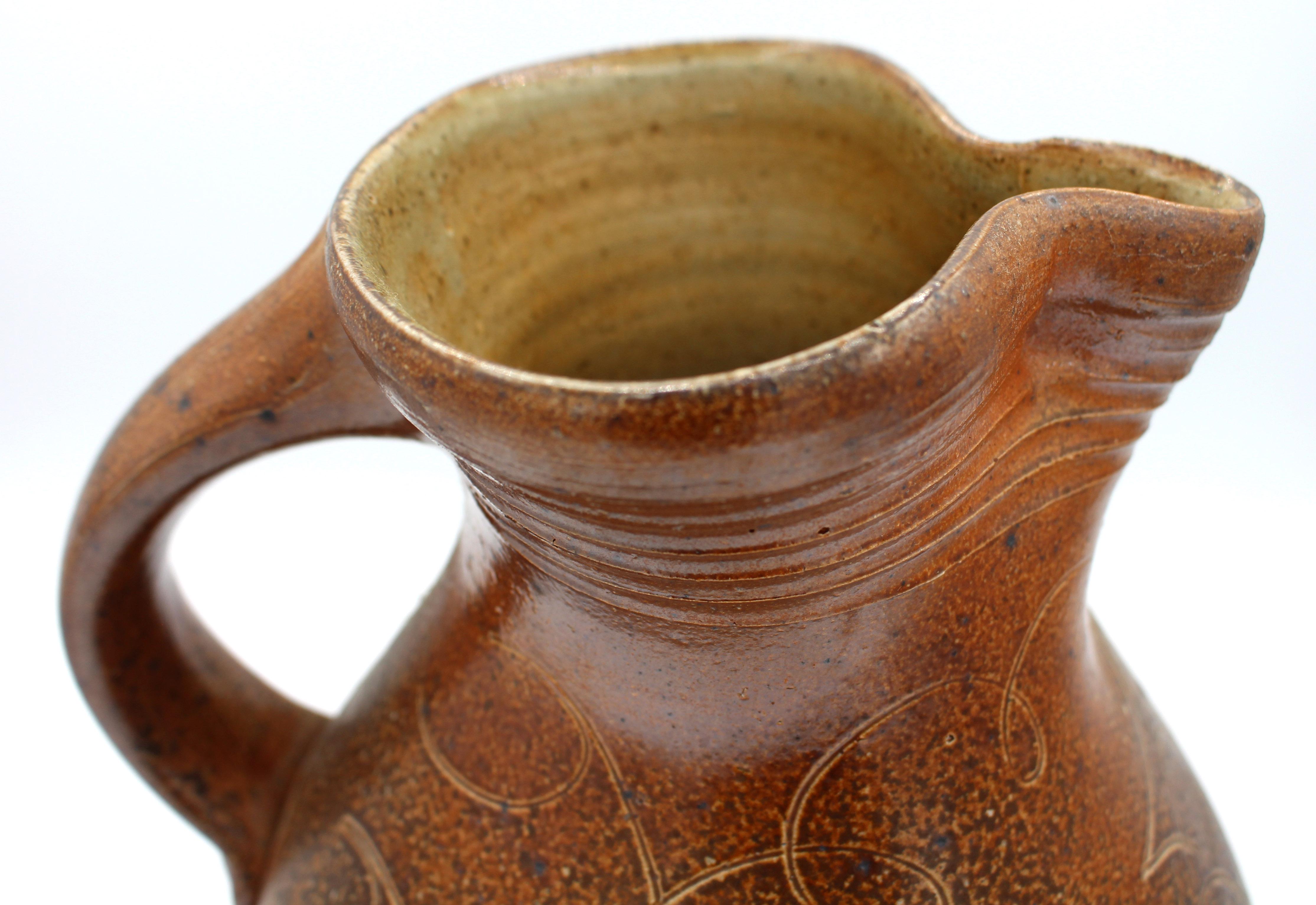 Large Pottery Pitcher by Mark Hewitt, Chatham Co., NC, November 1995 For Sale 1