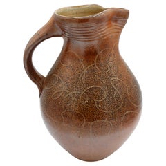 Grande brocca di ceramica di Mark Hewitt, Chatham Co., NC, novembre 1995