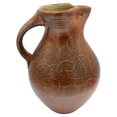 Large Pottery Pitcher by Mark Hewitt, Chatham Co., NC, November 1995