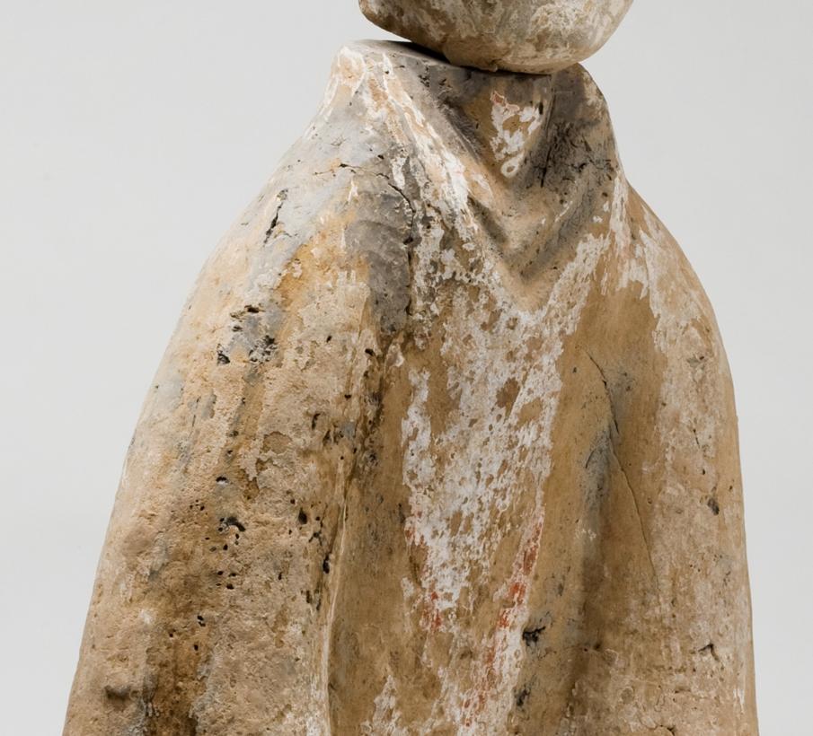 Large Pottery Standing Figure of Attendant, Han dynasty In Good Condition For Sale In seoul, KR