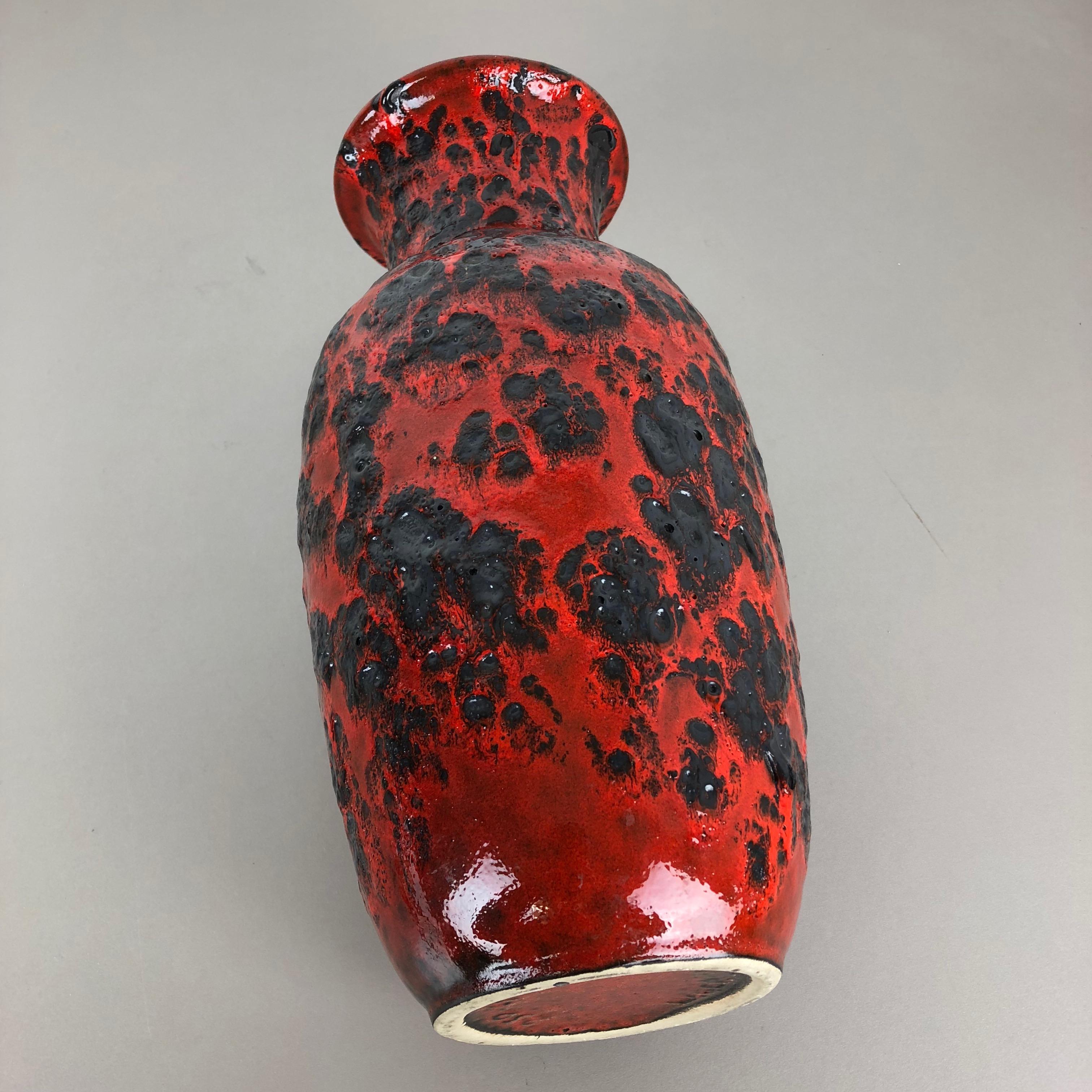 Große Keramik Super Color Fat Lava Mehrfarbige 239-41 Vase Scheurich WGP, 1970er Jahre im Angebot 7
