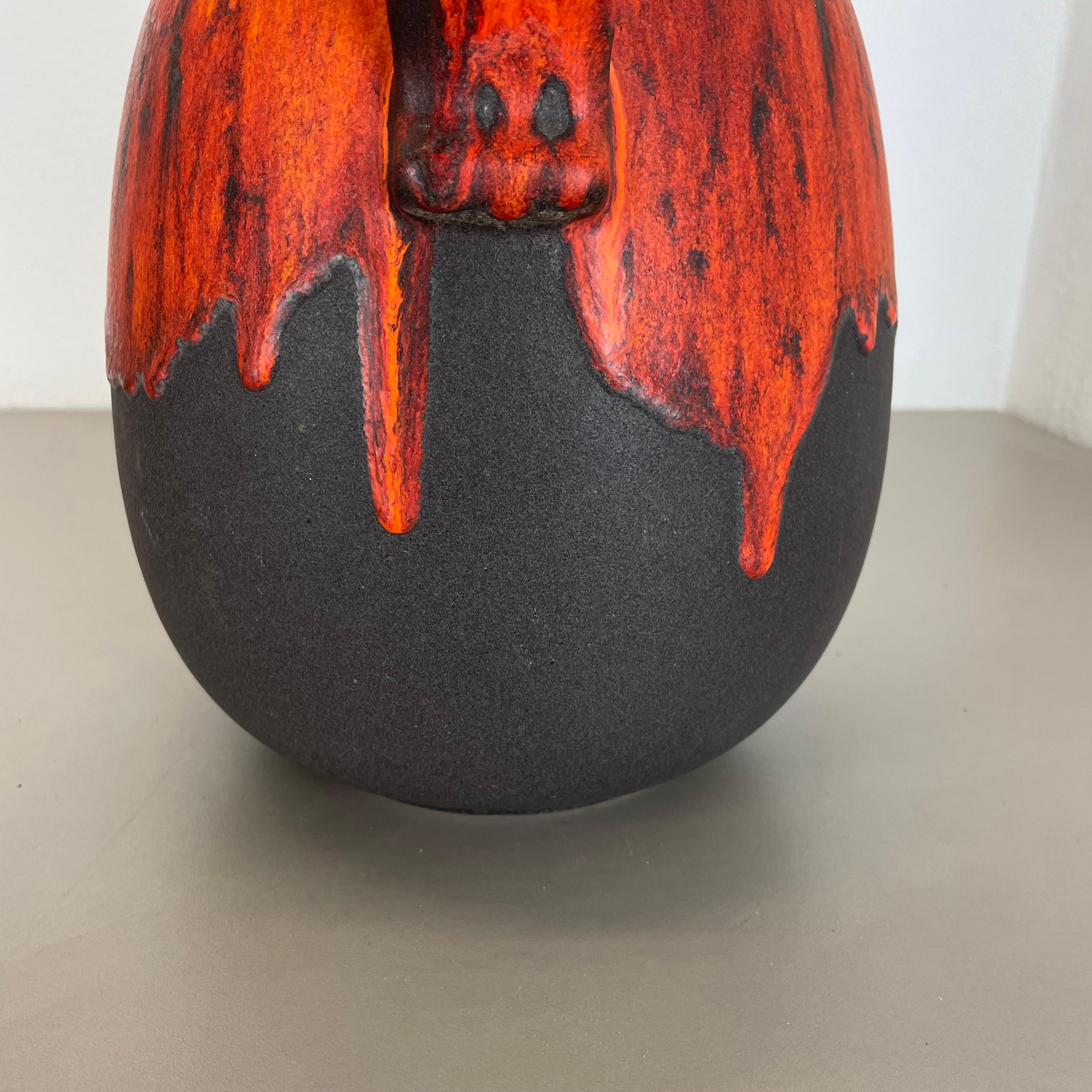 Große farbige Fat Lava-Vase 484-30 aus Keramik, Scheurich WGP, 1970er Jahre im Angebot 4