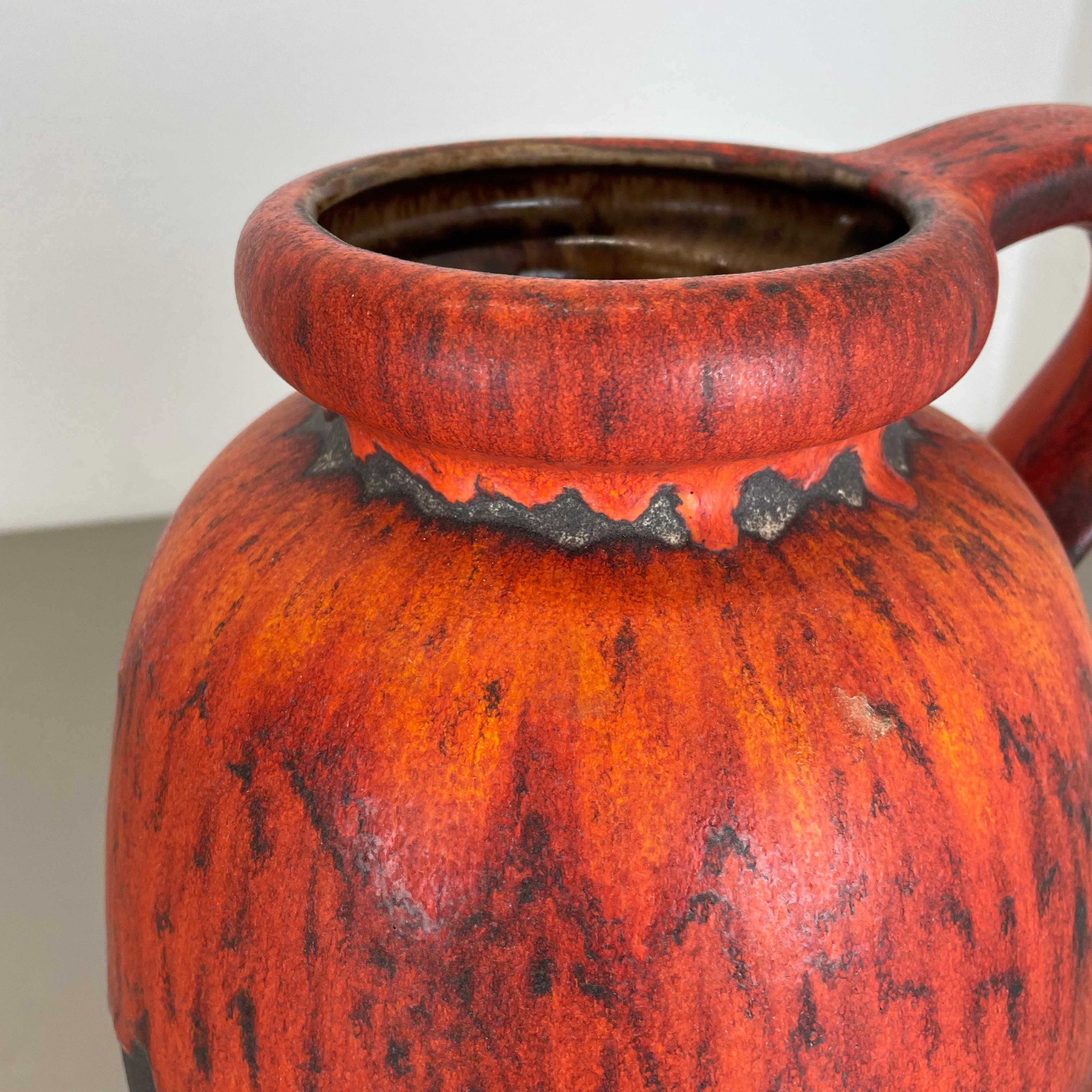 Große farbige Fat Lava-Vase 484-30 aus Keramik, Scheurich WGP, 1970er Jahre (20. Jahrhundert) im Angebot