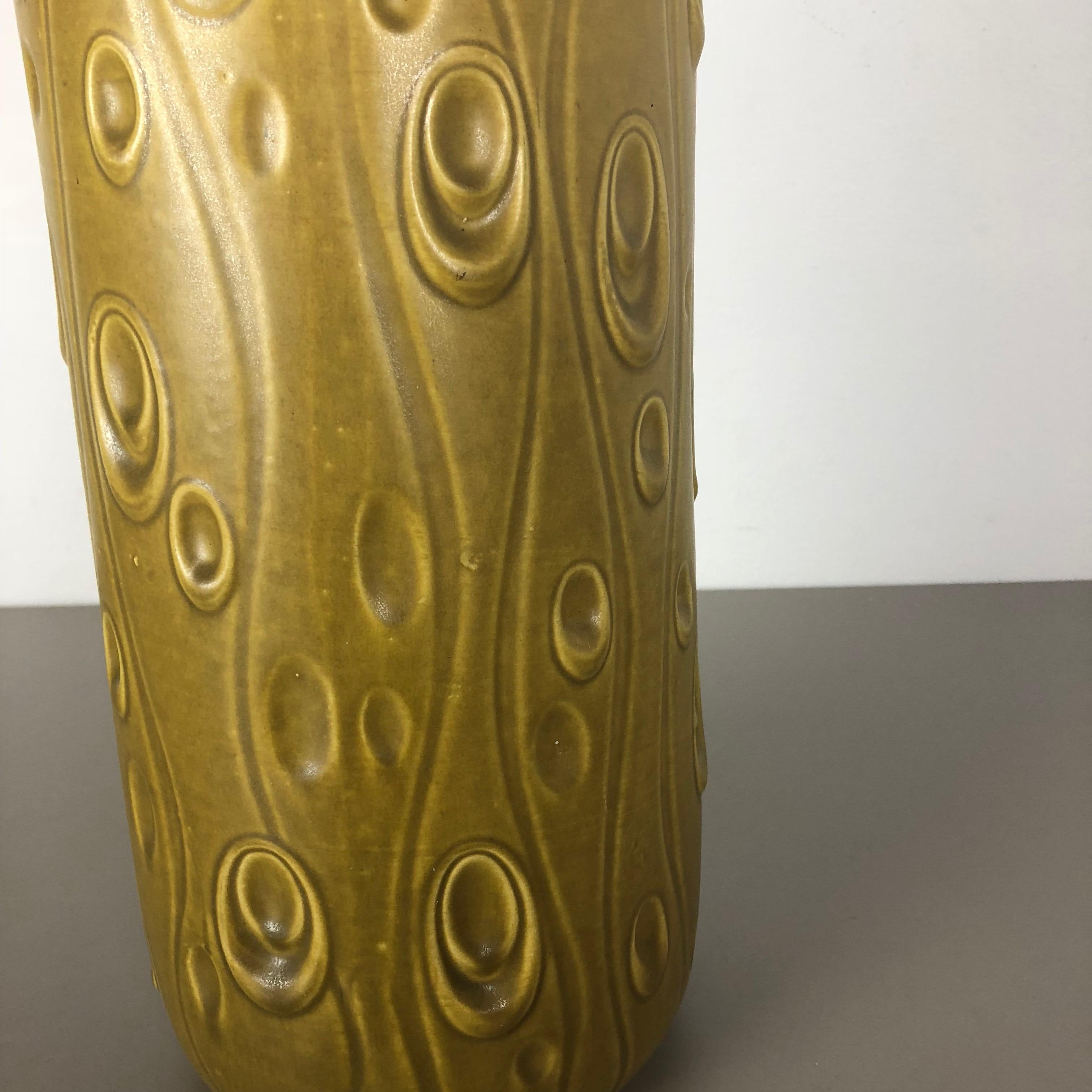 Große große Keramik-Vase Super Fat Lava Multi-Color 288-51 Scheurich WGP, 1970er Jahre im Angebot 1