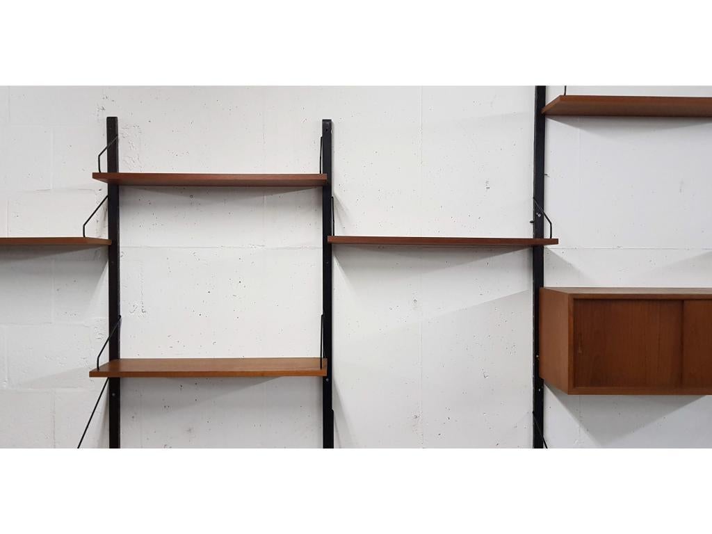 Large Poul Cadovius for Royal System Wall System or Shelving Unit, Danish 1948 6