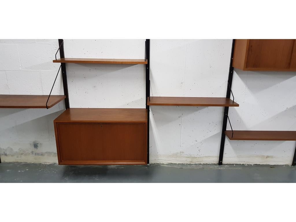 Large Poul Cadovius for Royal System Wall System or Shelving Unit, Danish 1948 7