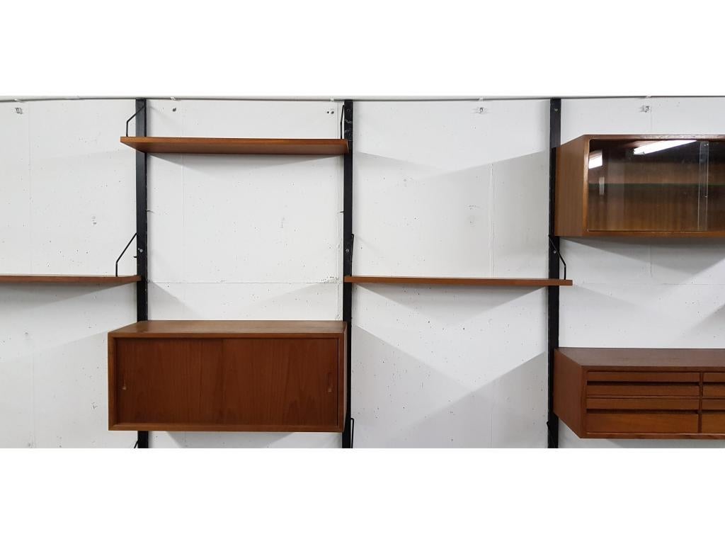 Large Poul Cadovius for Royal System Wall System or Shelving Unit, Danish 1948 9