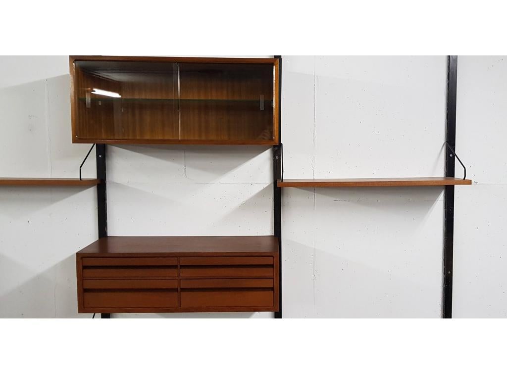 Large Poul Cadovius for Royal System Wall System or Shelving Unit, Danish 1948 10