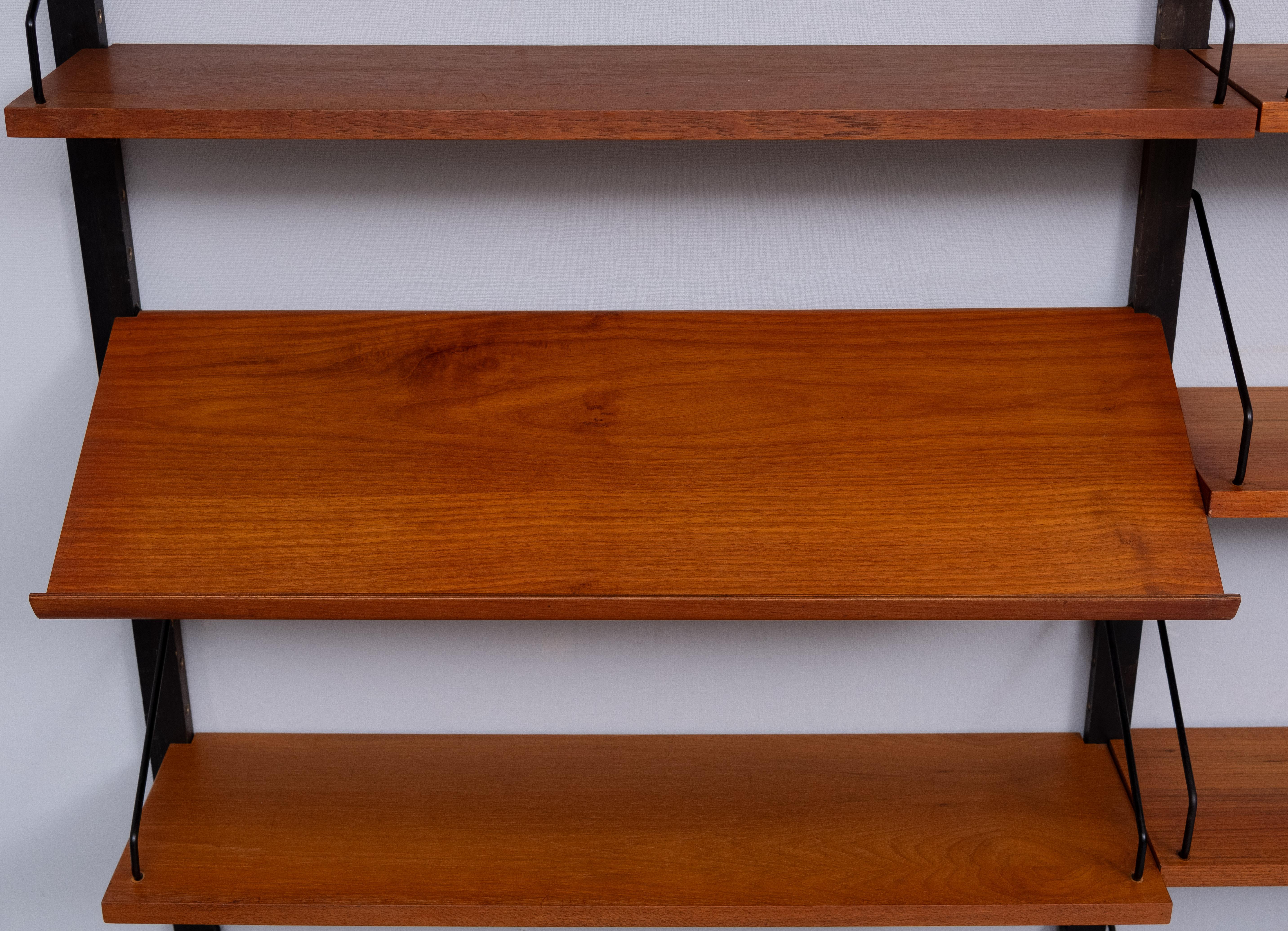 Grande Poul  Cadovius  Sistema di pareti in teak per Royal System  Danimarca in vendita 1