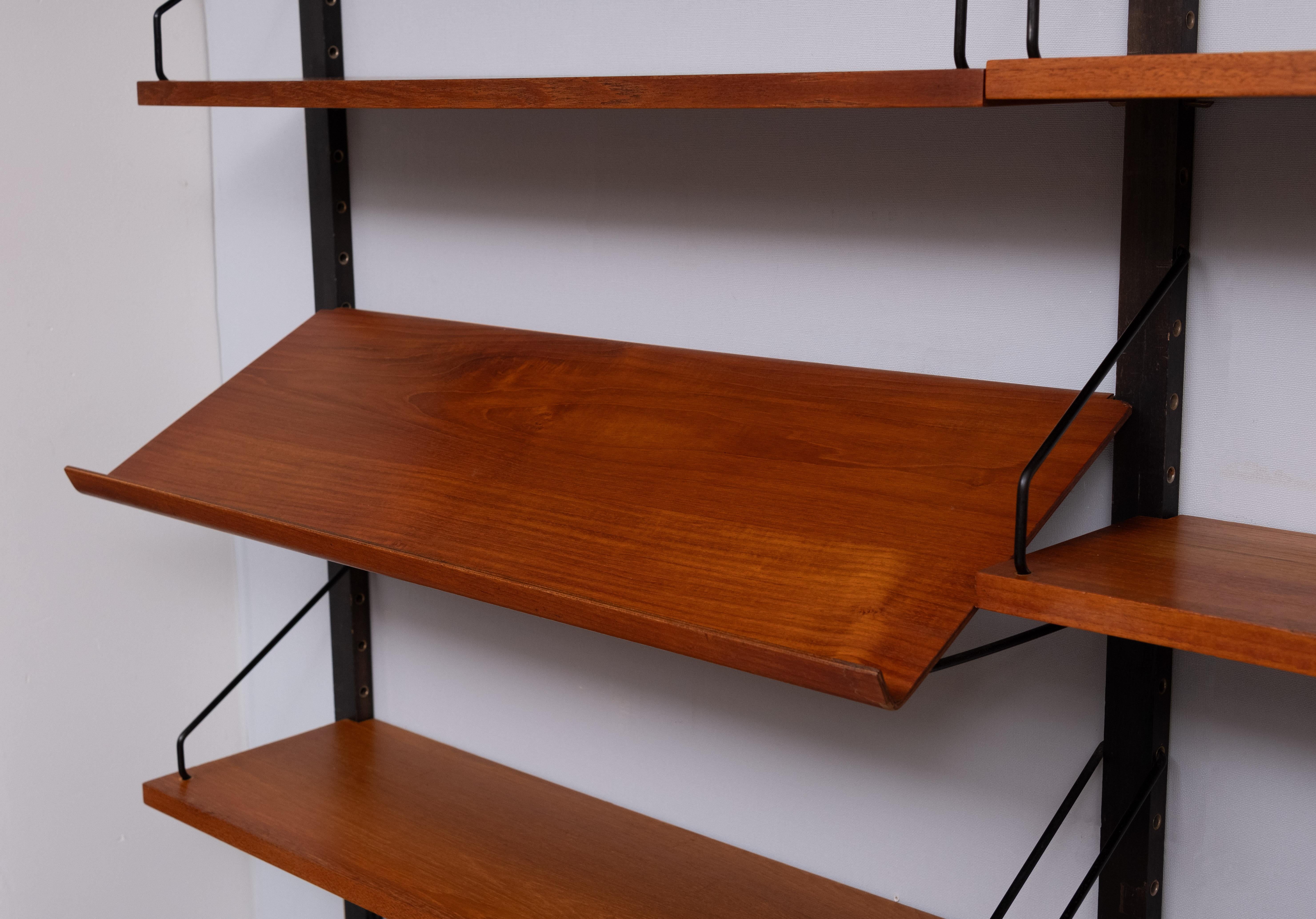 Grande Poul  Cadovius  Sistema di pareti in teak per Royal System  Danimarca in vendita 2