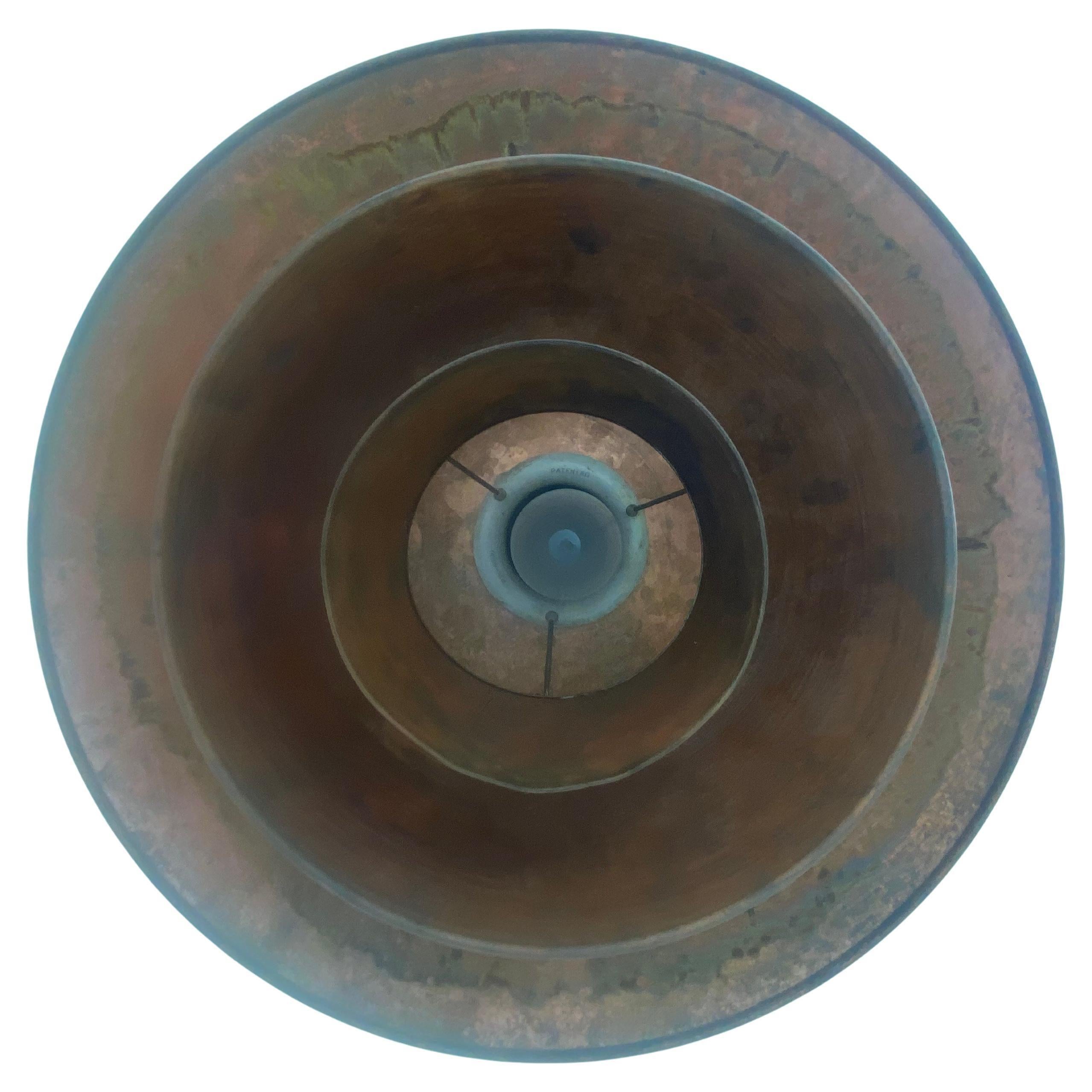 Colgante grande Poul Henningsen 'Patentado' de cobre, L. Poulsen Dinamarca Años 30 Metal en venta