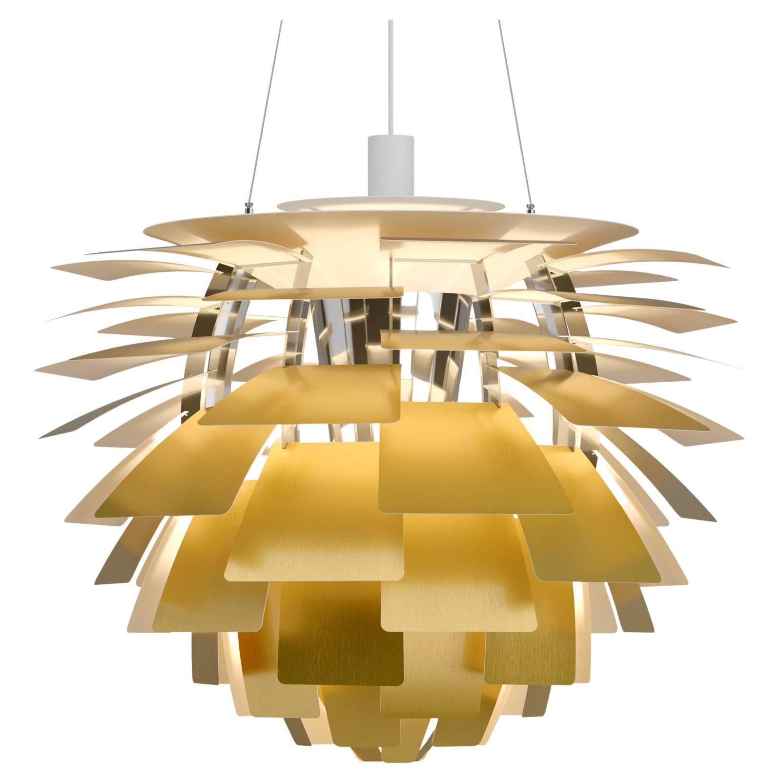 Grand lustre en laiton PH Artichoke de Poul Henningsen pour Louis Poulsen