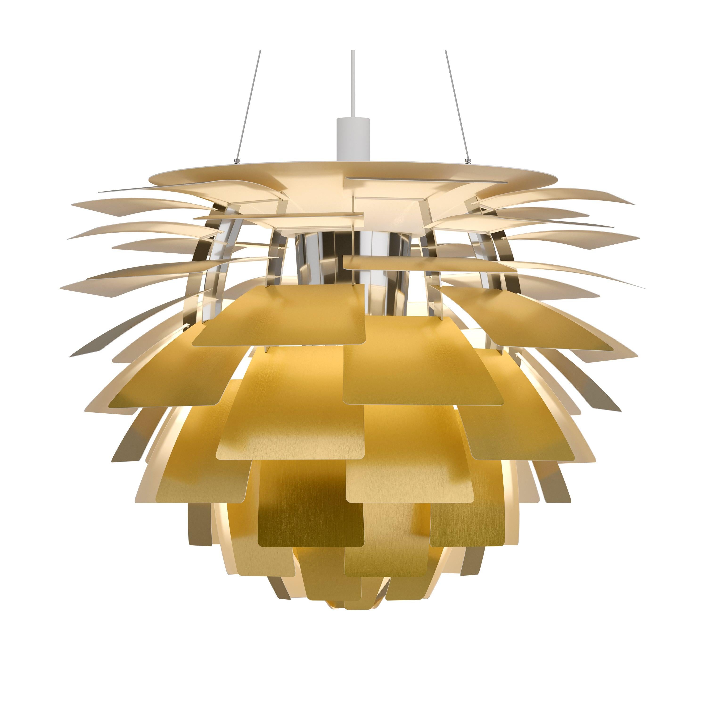 Large Poul Henningsen 'PH Artichoke' Chandelier for Louis Poulsen in Black For Sale 9