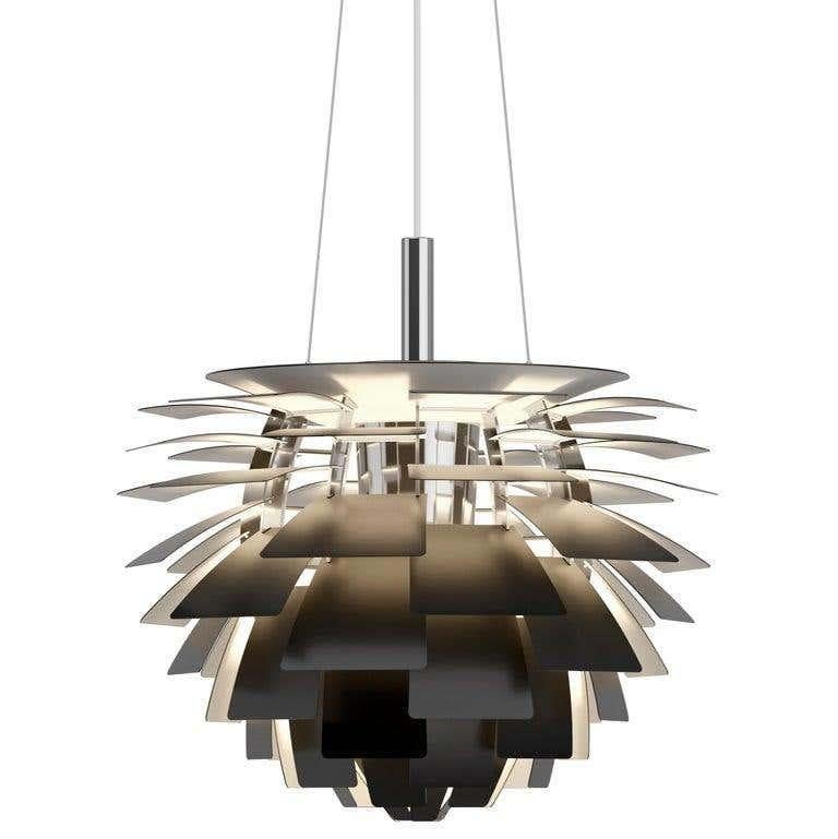 Large Poul Henningsen 'PH Artichoke' Chandelier for Louis Poulsen in White For Sale 12