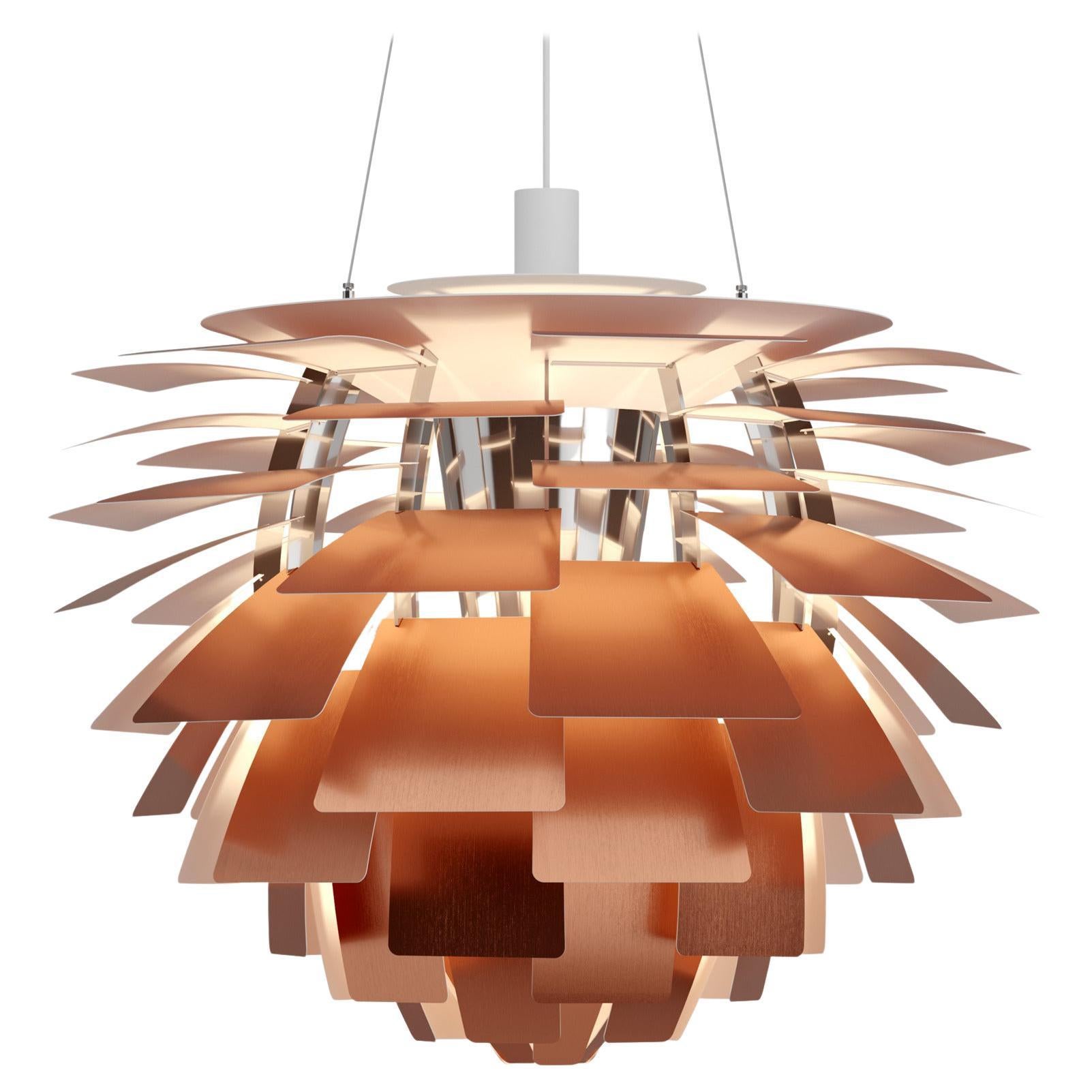 Large Poul Henningsen 'PH Artichoke' Copper Chandelier for Louis Poulsen