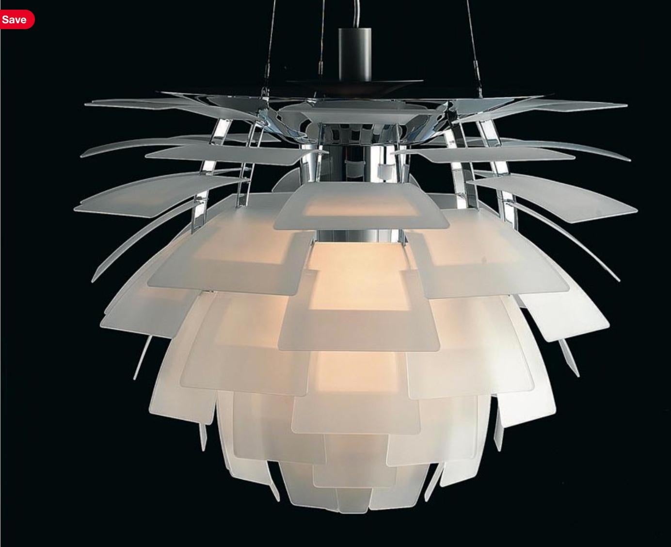 Danois Grand lustre en verre PH Artichoke de Poul Henningsen pour Louis Poulsen en vente