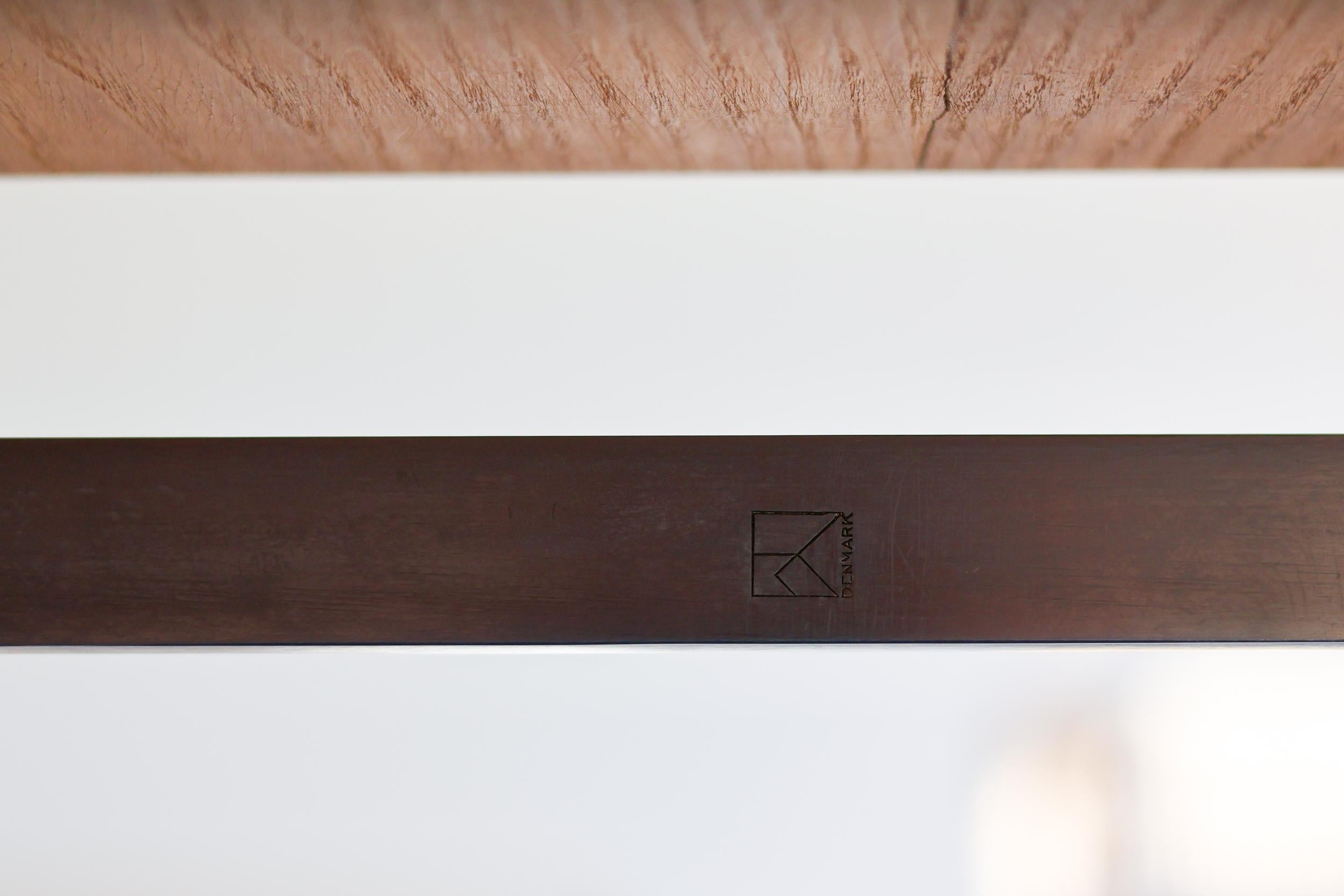 Steel XL Poul Kjaerholm PK55 Scandinavian Dining Table by Kold Christensen EKC Denmark For Sale