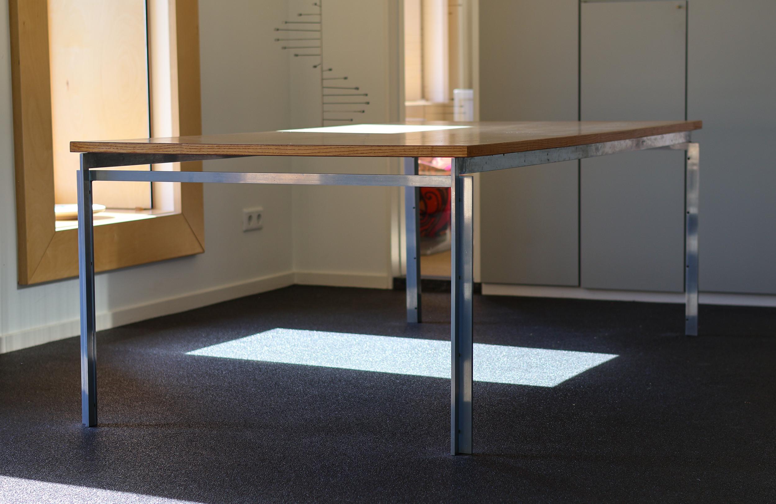 XL Poul Kjaerholm PK55 Scandinavian Dining Table by Kold Christensen EKC Denmark For Sale 1